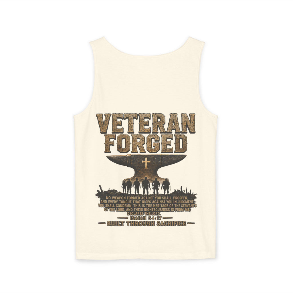 Veteran Forged Tank Top – Military Tribute Graphic Tank