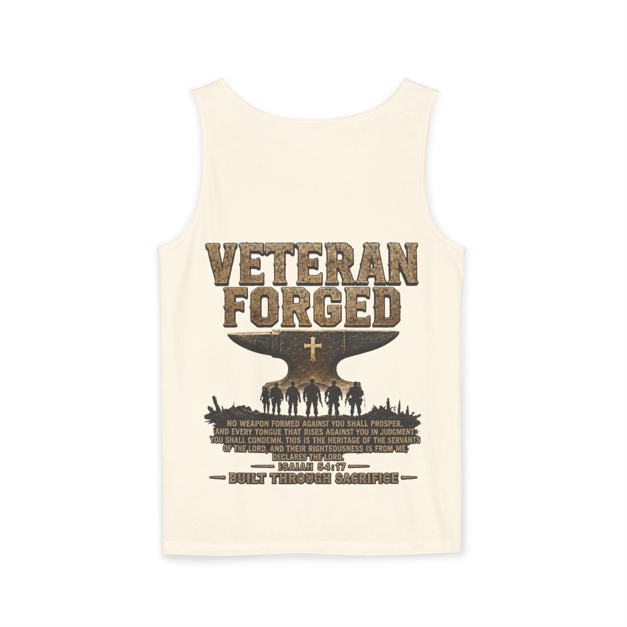 Veteran Forged Tank Top – Military Tribute Graphic Tank