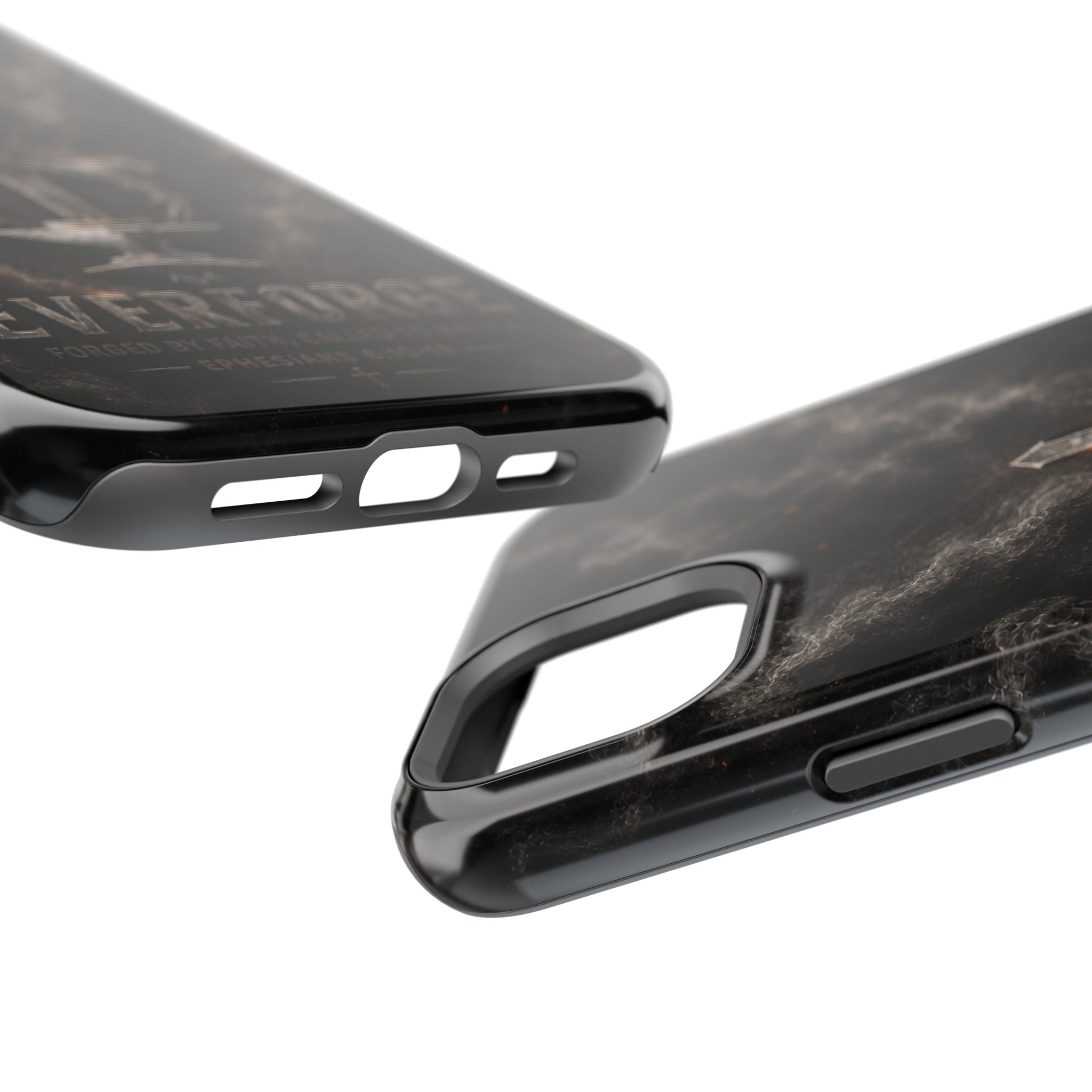 Everforge Faith-Based Magnetic Impact-Resistant Phone Case — "Forged by Faith, Called to Battle" (Ephesians 6:10-19)