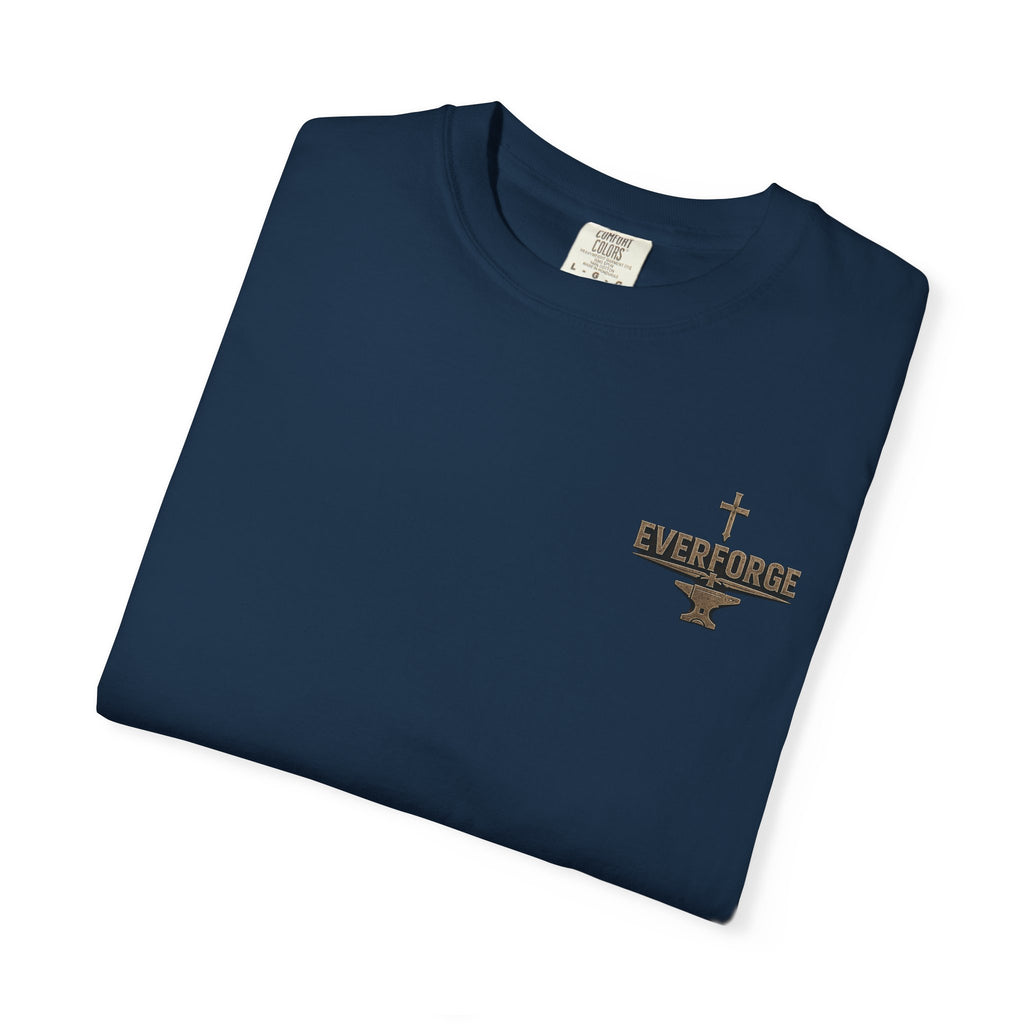 Christian Cross T-Shirt — “Act Like Men. Be Strong.” (1 Corinthians 16:13)