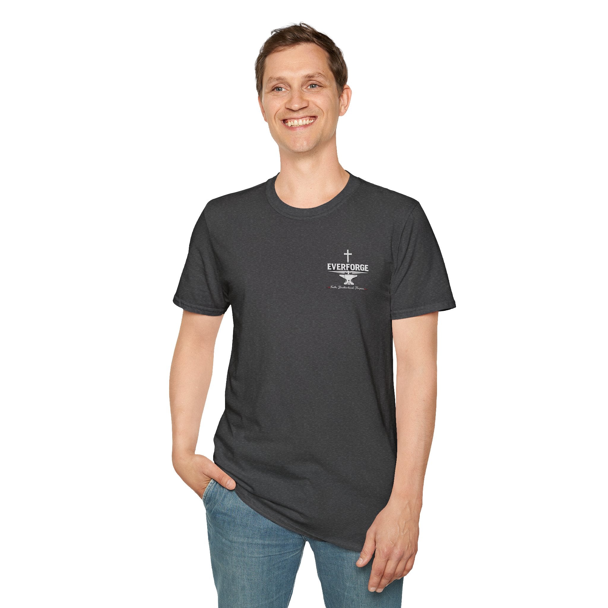 Forged by Faith Isaiah 48:10 Christian T-Shirt