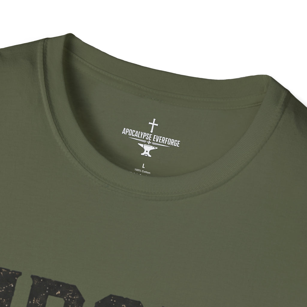 Iron Sharpens Iron T‑Shirt — Proverbs 27:17 Inspirational Christian Tee