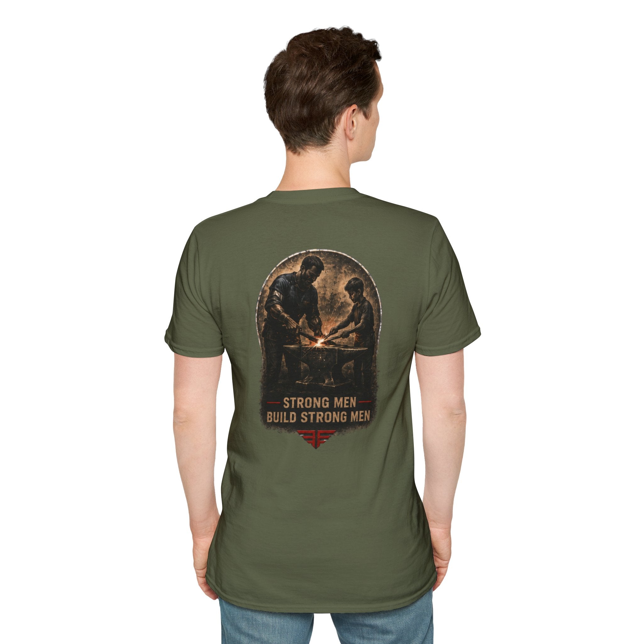 Iron Sharpens Iron T‑Shirt — Proverbs 27:17 Inspirational Christian Tee