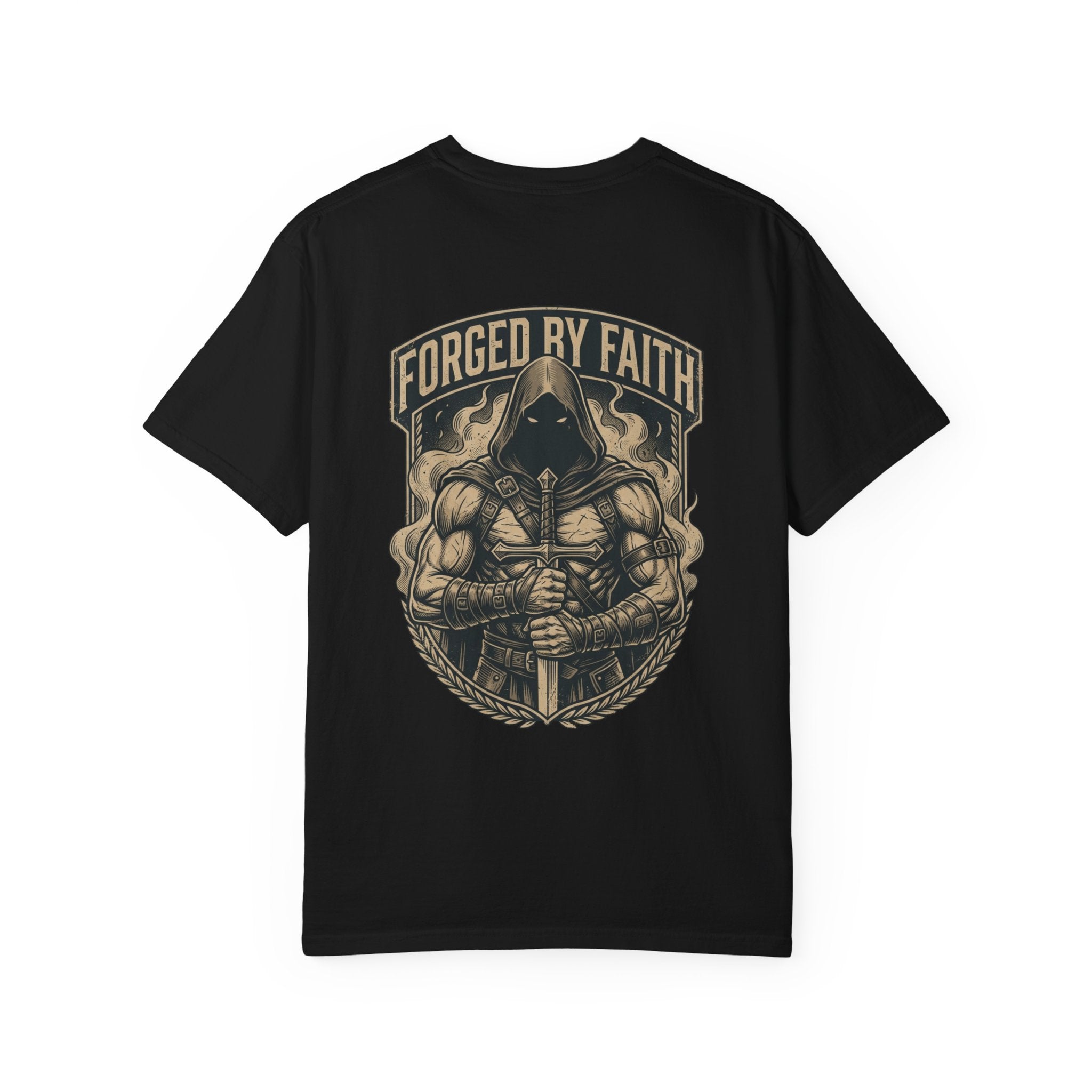Forged by Faith T-Shirt — Christian Knight Graphic Tee