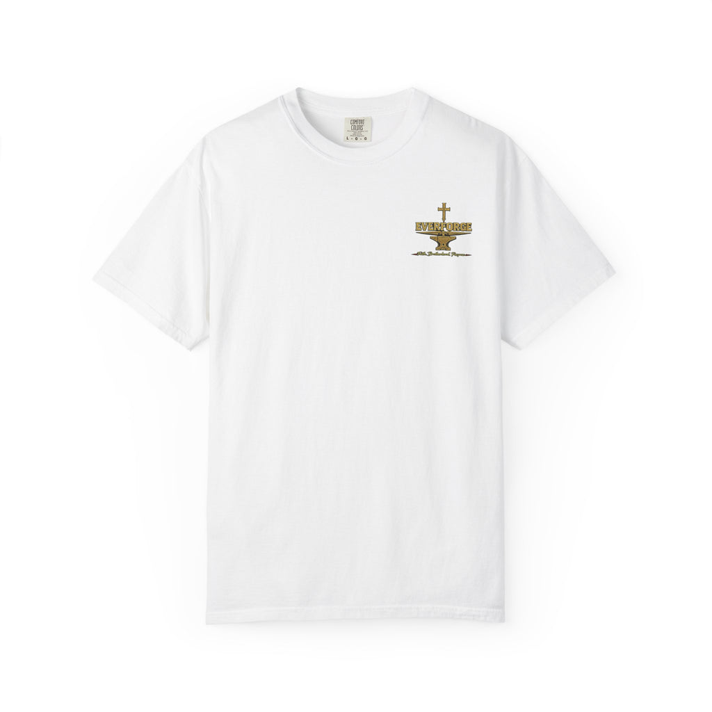 Christian Cross T-Shirt — “Act Like Men. Be Strong.” (1 Corinthians 16:13)