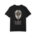 Christian Cross T-Shirt — “Act Like Men. Be Strong.” (1 Corinthians 16:13)