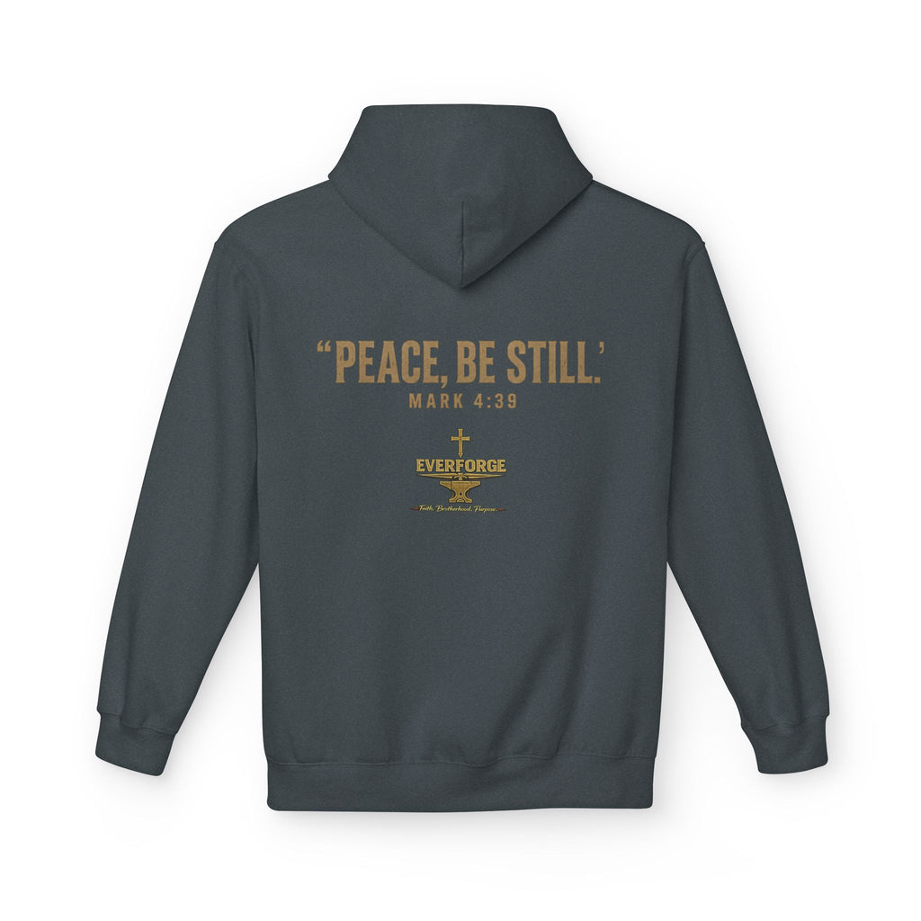 Faith Over Fear Hoodie — "Peace, Be Still" Christian Pullover