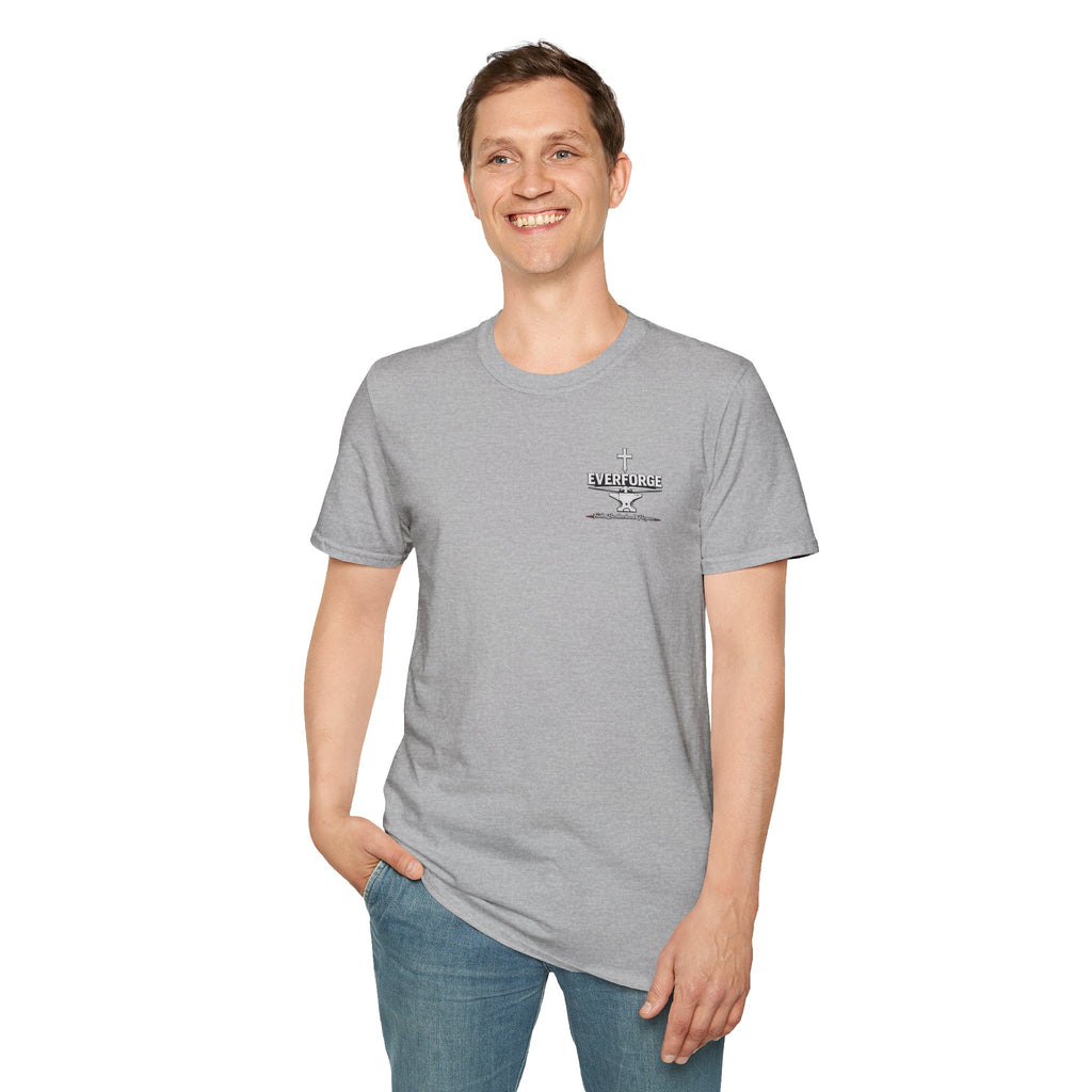 Forged by Faith Isaiah 48:10 Christian T-Shirt