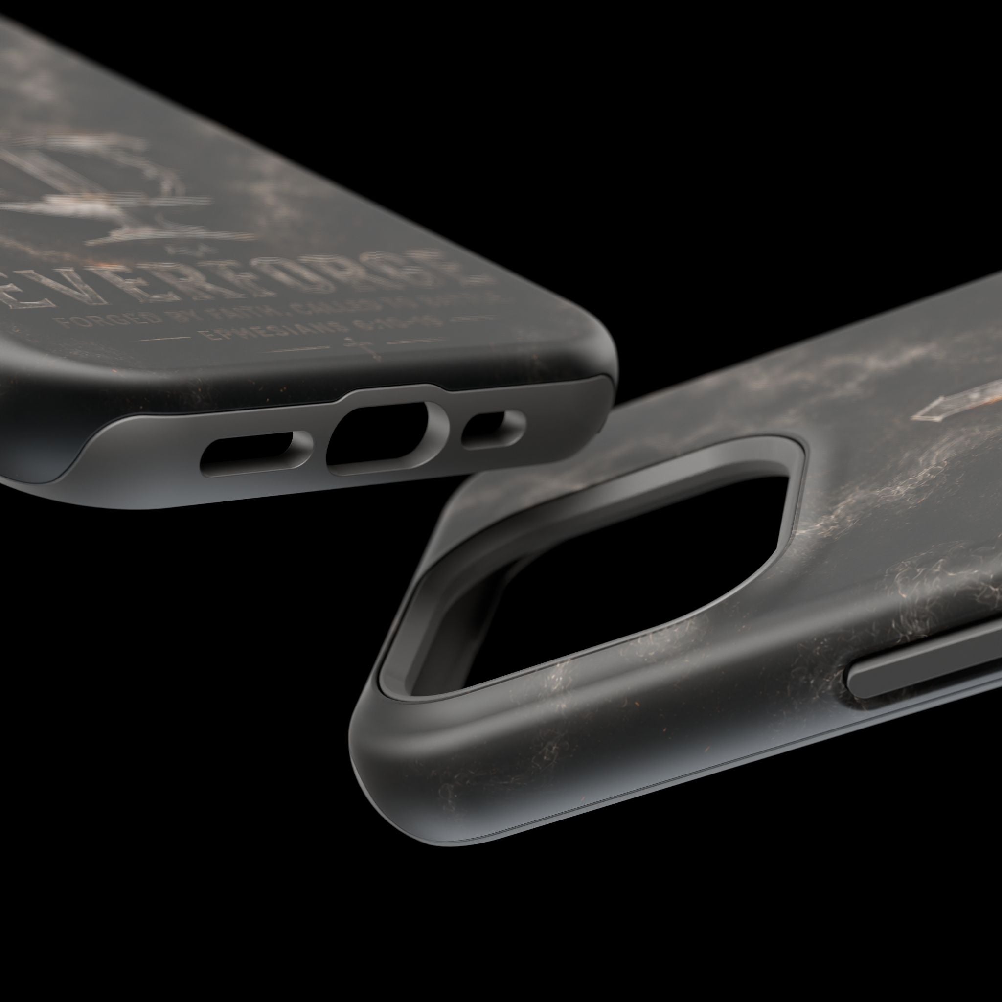 Everforge Faith-Based Magnetic Impact-Resistant Phone Case — "Forged by Faith, Called to Battle" (Ephesians 6:10-19)