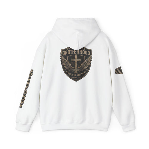 Brotherhood Cross Hoodie — Christian Military Style Pullover