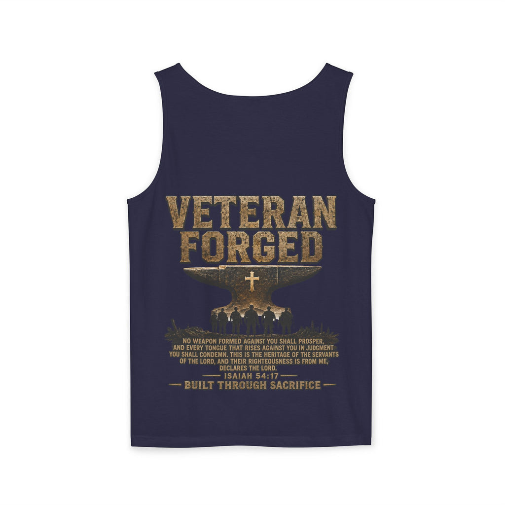Veteran Forged Tank Top – Military Tribute Graphic Tank