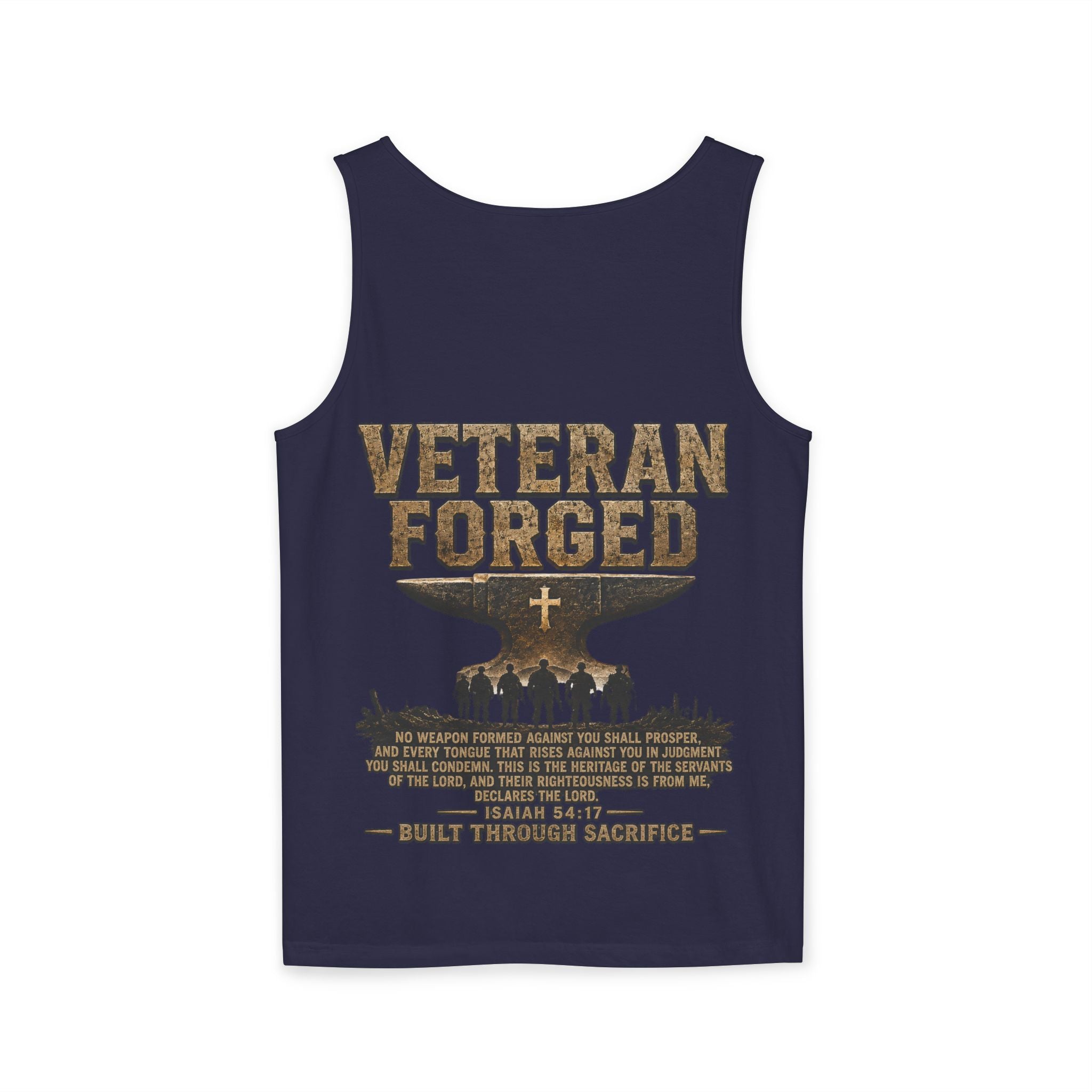 Veteran Forged Tank Top – Military Tribute Graphic Tank