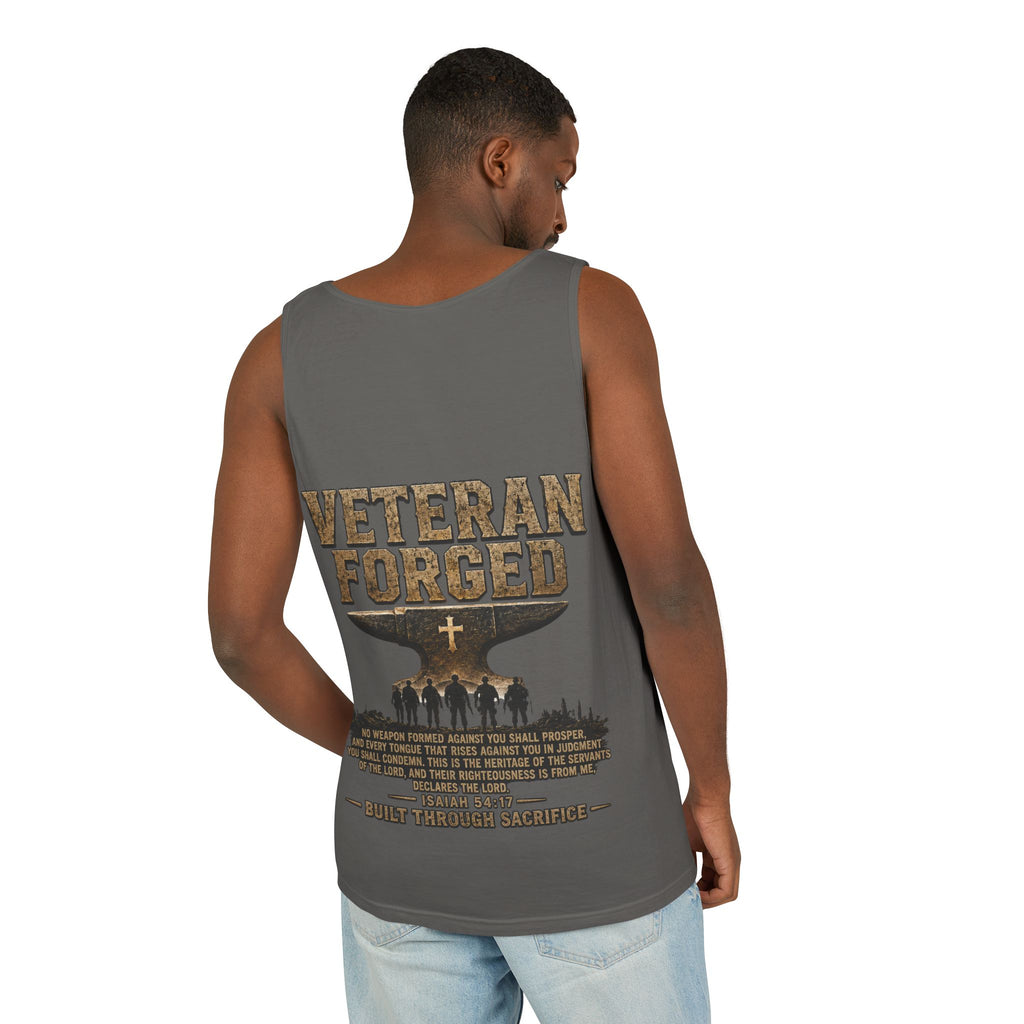Veteran Forged Tank Top – Military Tribute Graphic Tank