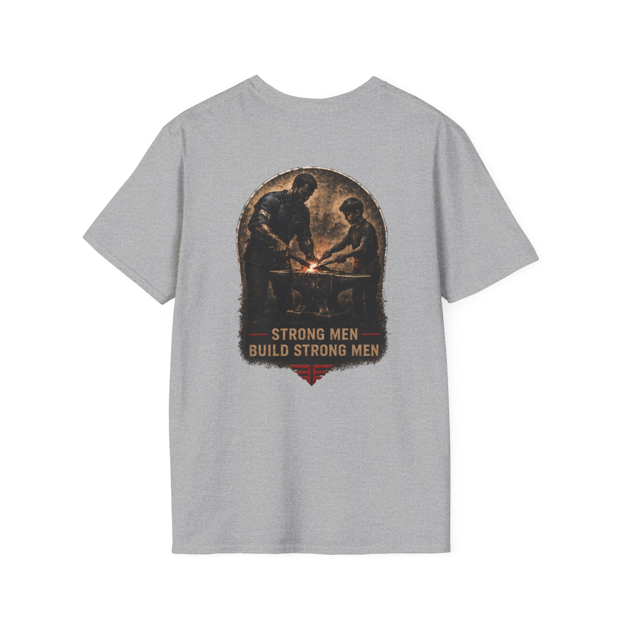 Iron Sharpens Iron T‑Shirt — Proverbs 27:17 Inspirational Christian Tee