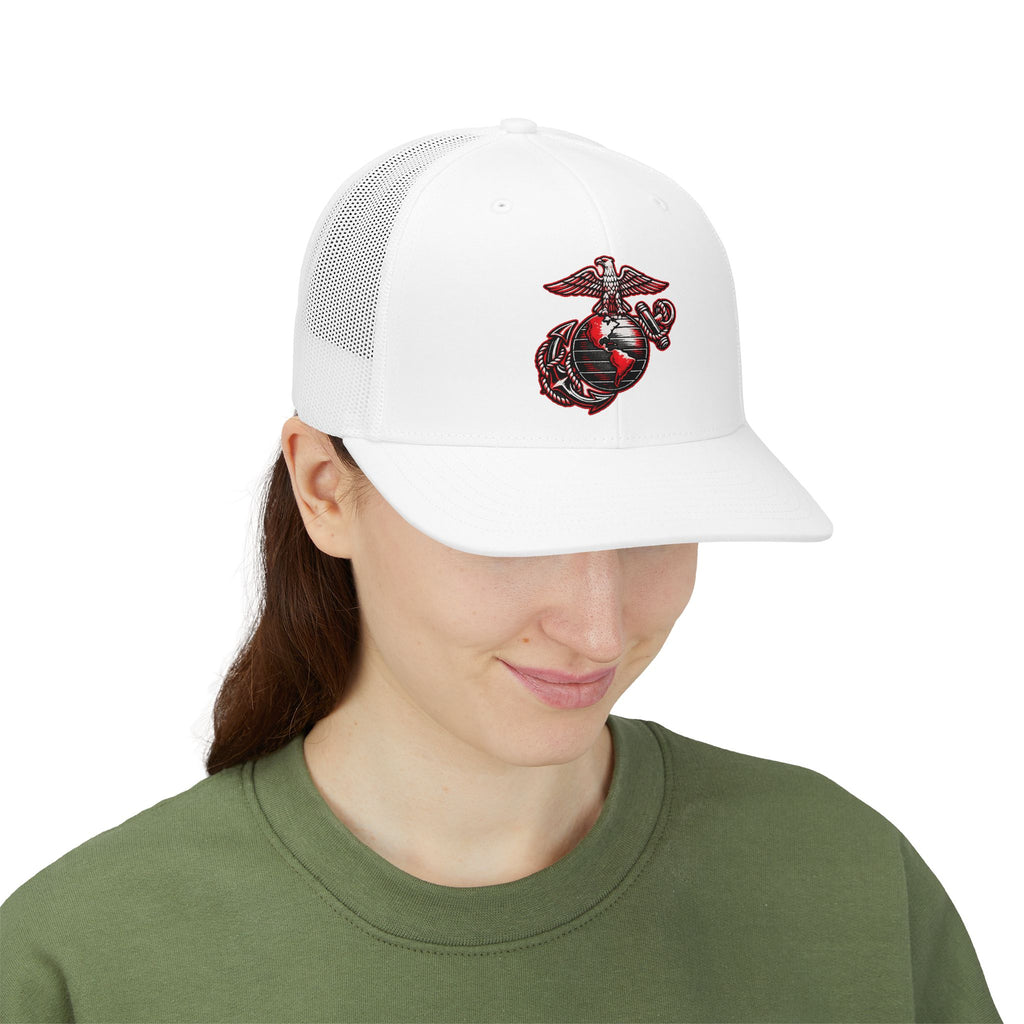 Marine Corps Eagle, Globe & Anchor Snapback Trucker Cap