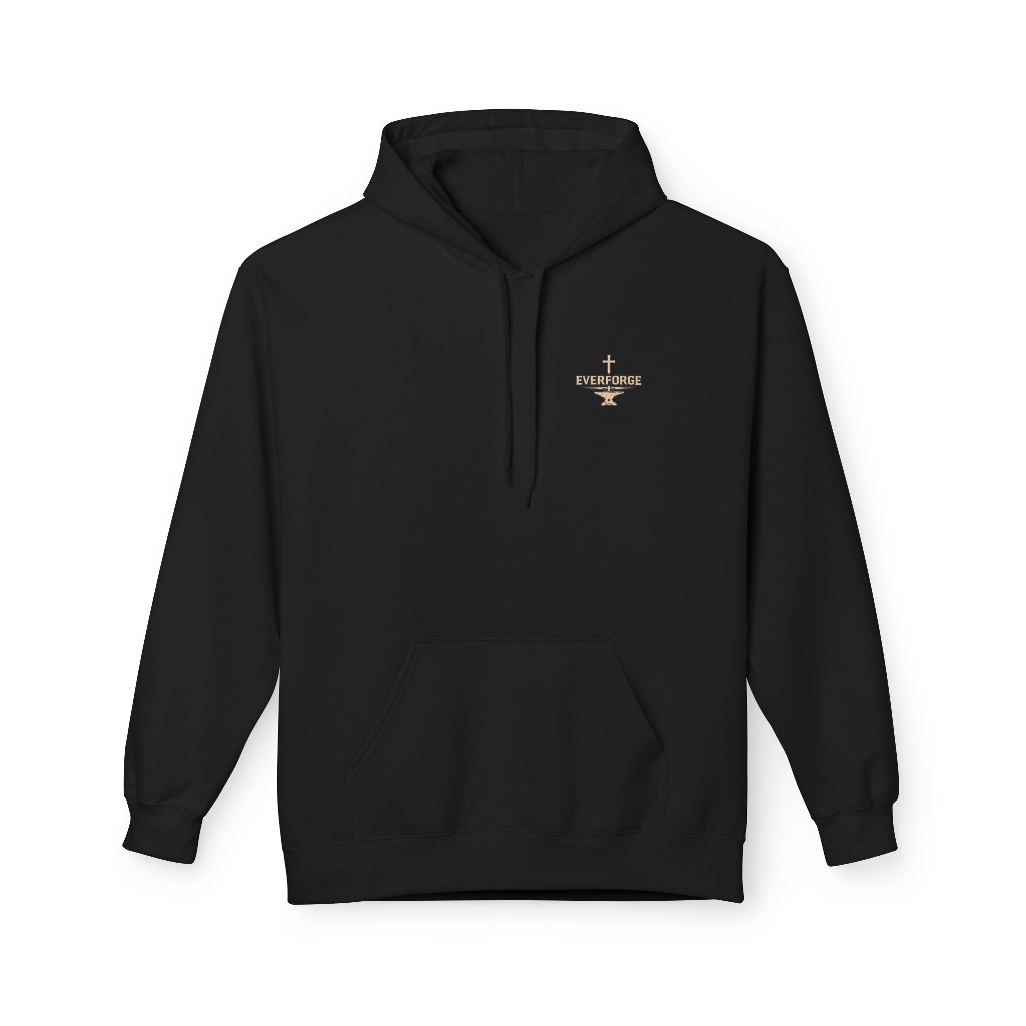 Christian Cross Hoodie — "I Became The Man I Used To Be" Faith Graphic Pullover