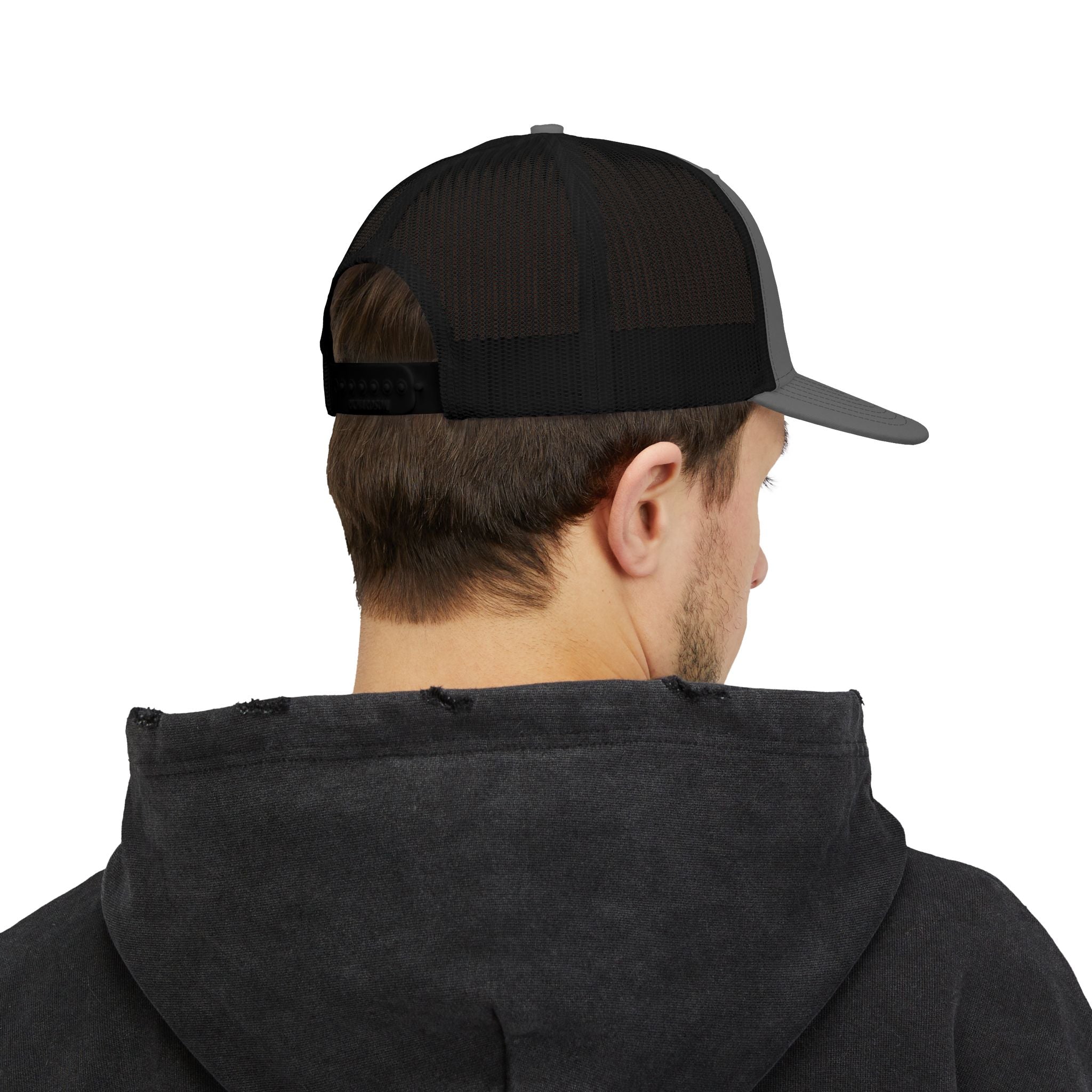 Iron Sharpens Iron Trucker Cap – Proverbs 27:17 Faith Snapback Hat