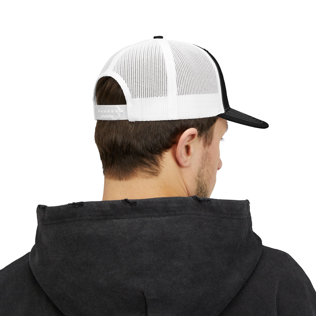 R.E.D. Distressed Flag Trucker Cap