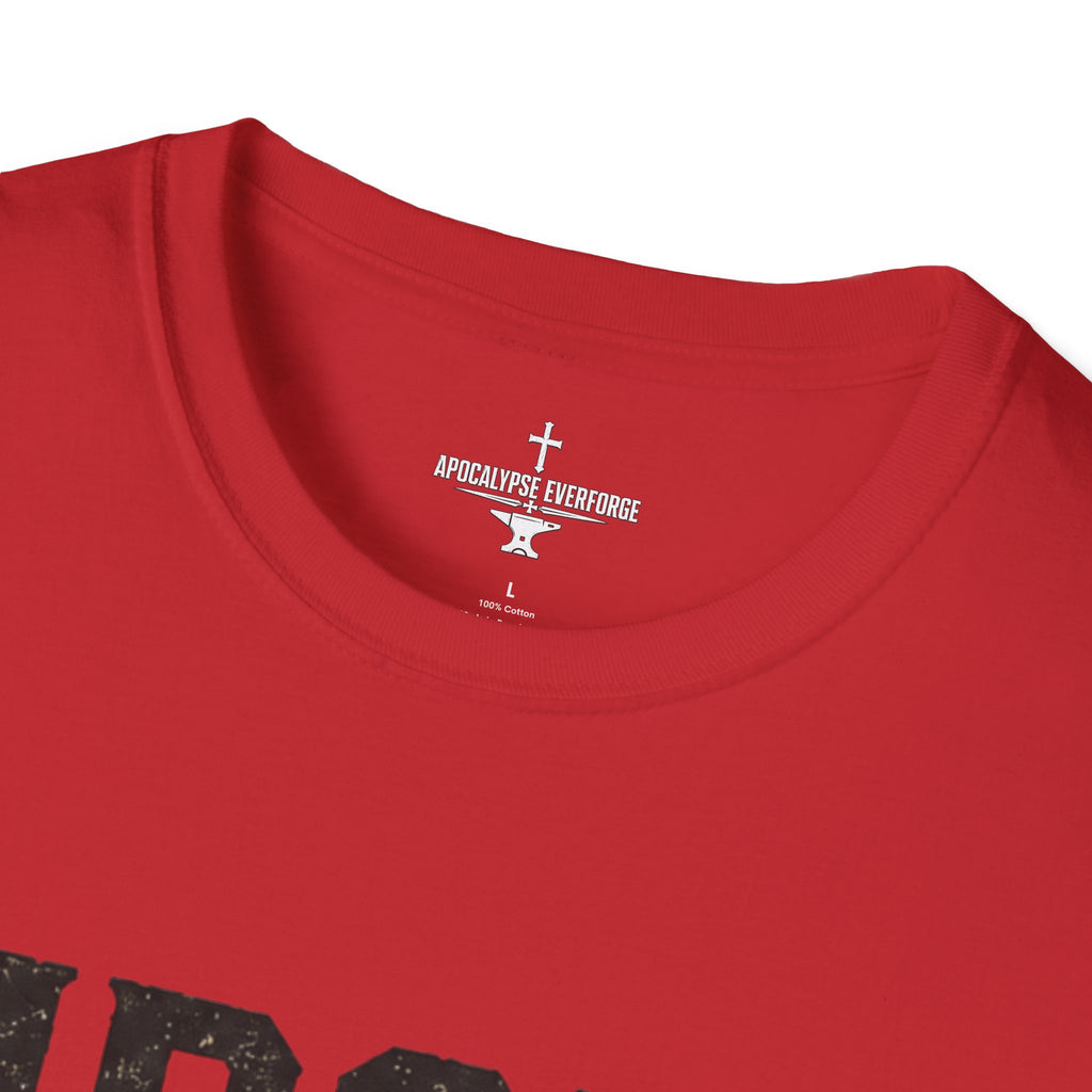 Iron Sharpens Iron T‑Shirt — Proverbs 27:17 Inspirational Christian Tee