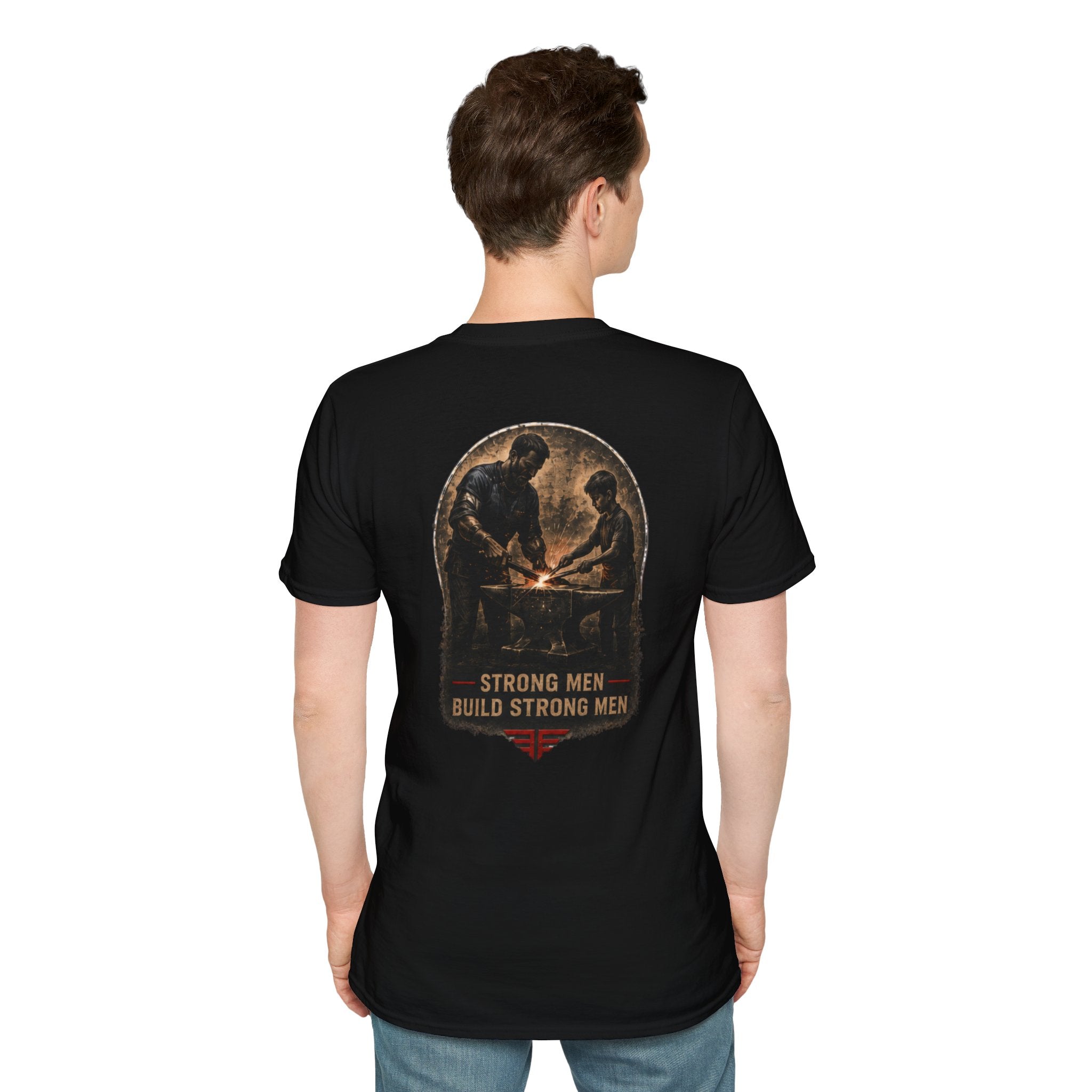 Iron Sharpens Iron T‑Shirt — Proverbs 27:17 Inspirational Christian Tee