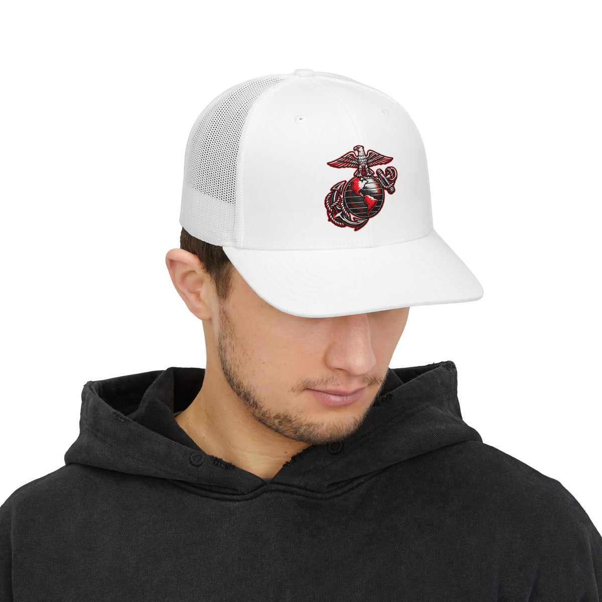 Marine Corps Eagle, Globe & Anchor Snapback Trucker Cap