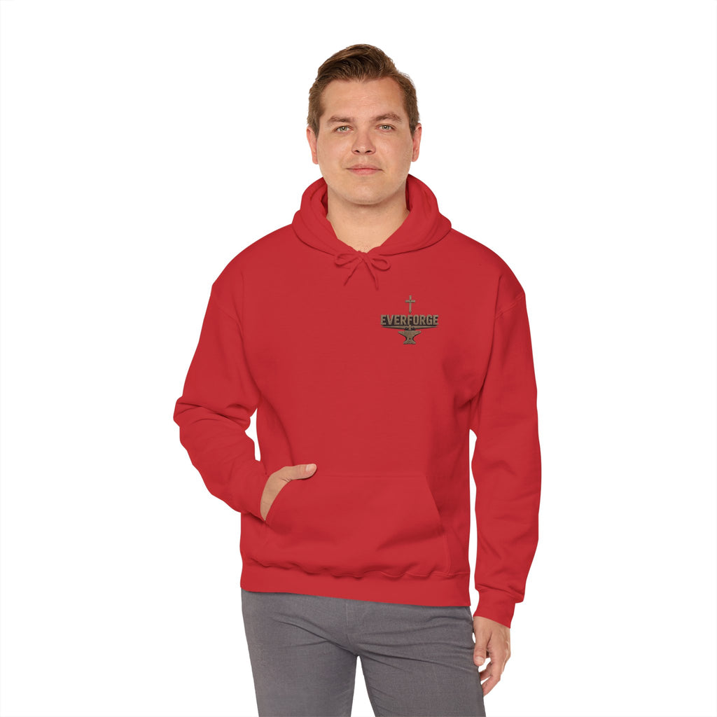 Christian Hoodie – "The Lord Is My Strength" Psalm 27:1 Pullover