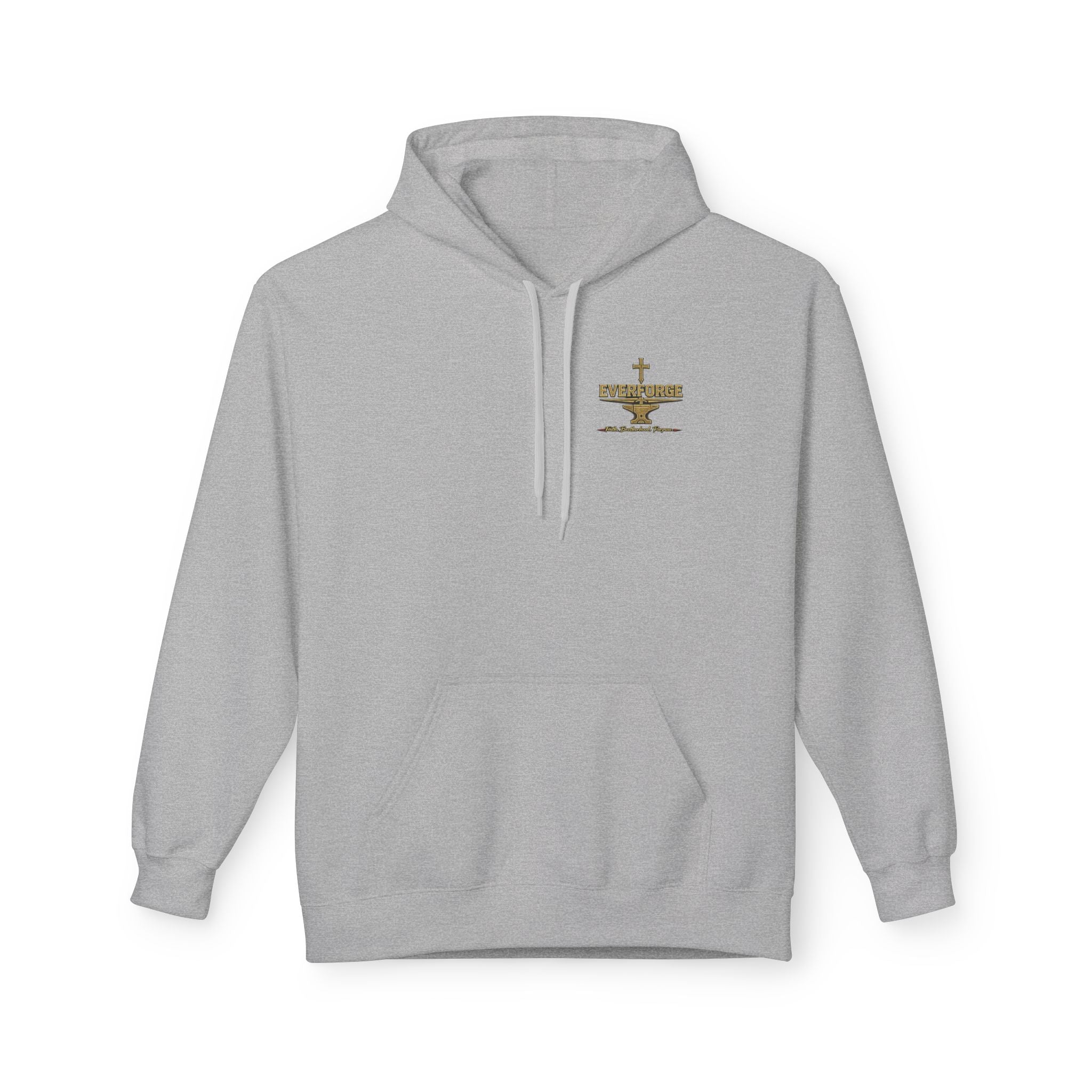Christian Cross Hoodie — "I Buried The Man I Used To Be" Faith Graphic Pullover