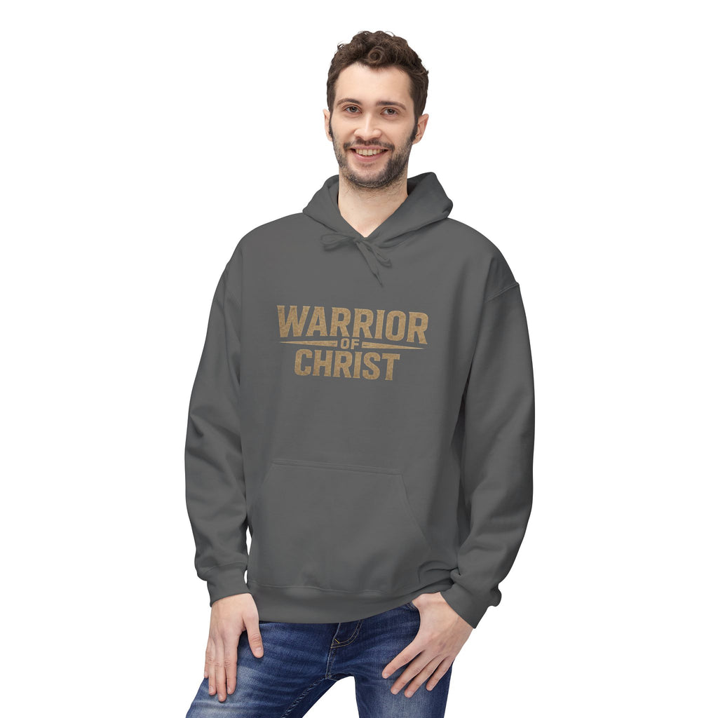 Warrior for Christ Hoodie — "Put On the Full Armor of God" Christian Faith Pullover
