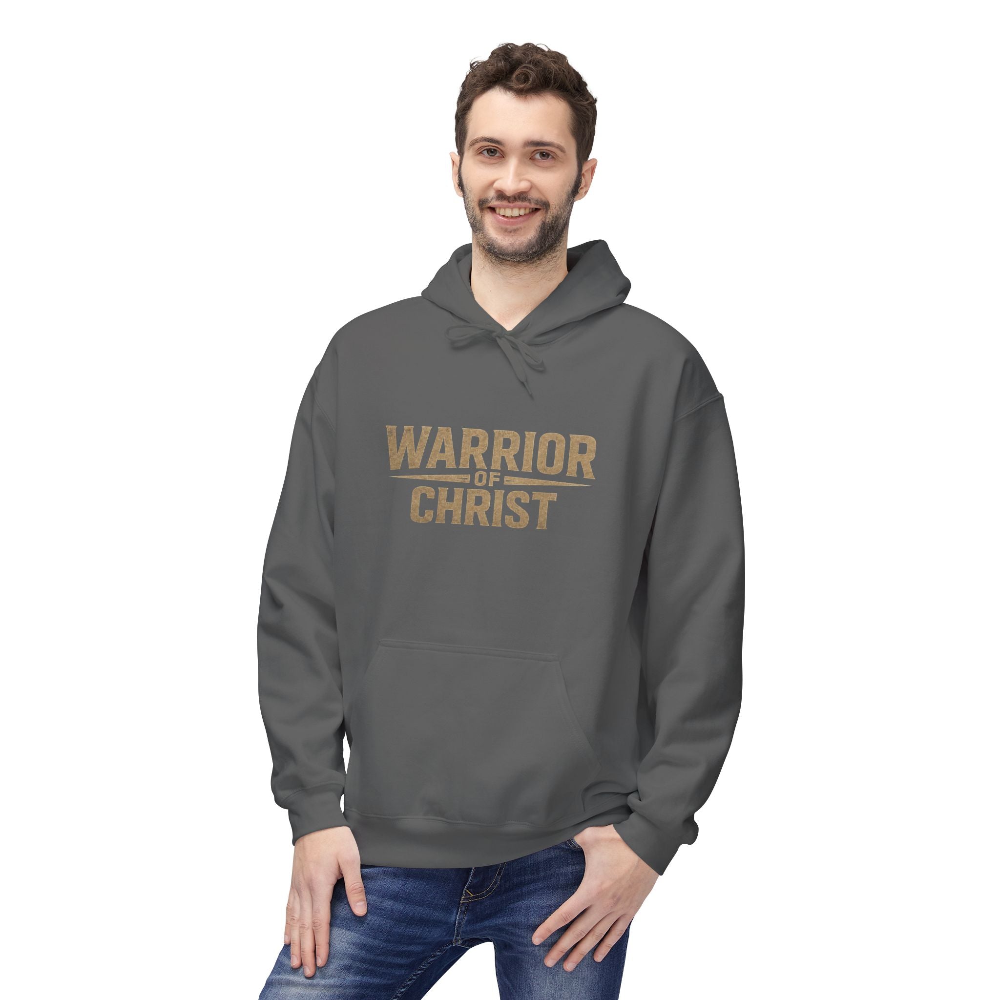 Warrior for Christ Hoodie — "Put On the Full Armor of God" Christian Faith Pullover