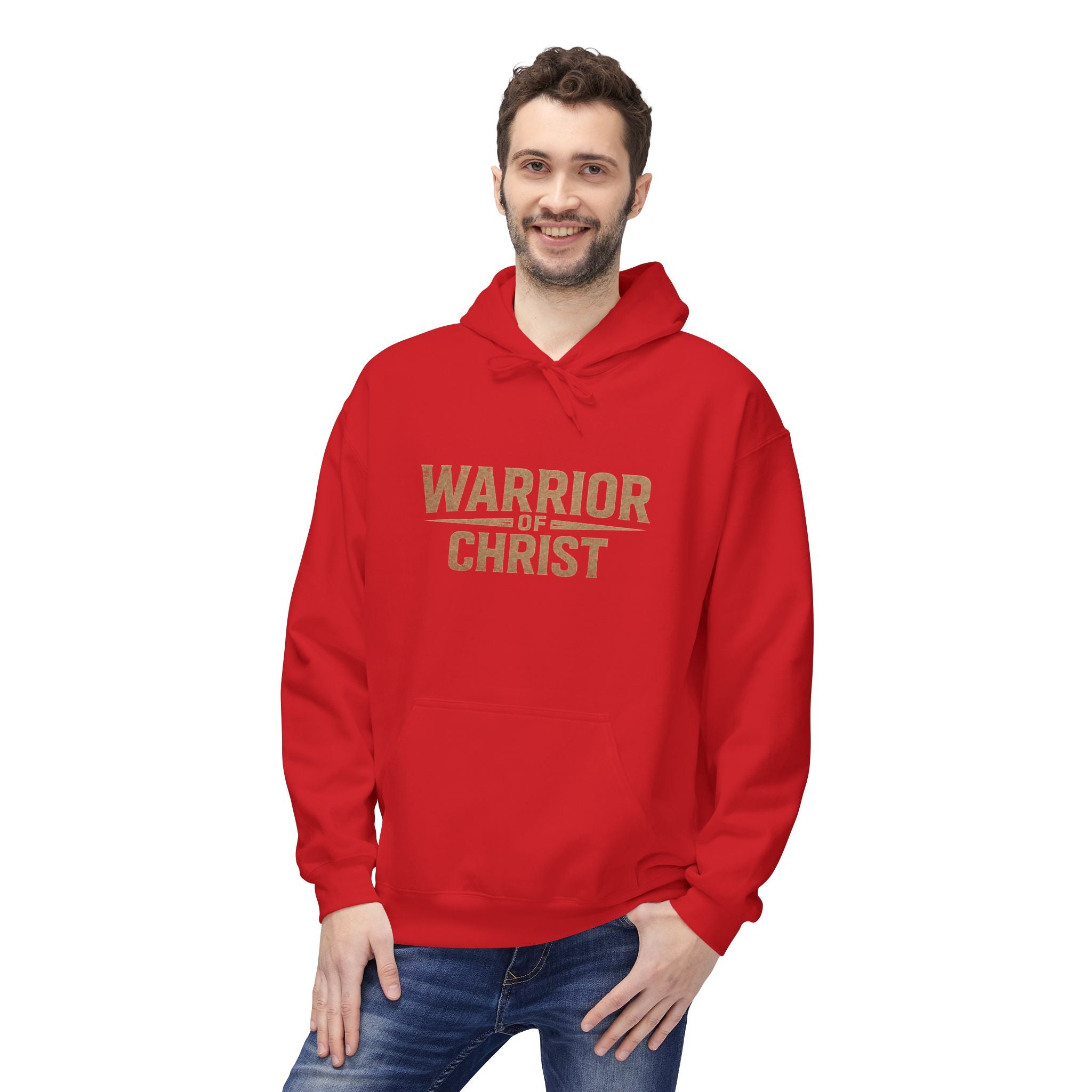 Warrior for Christ Hoodie — "Put On the Full Armor of God" Christian Faith Pullover