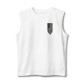 Veteran Forged Muscle Tank — Distressed Flag & 'Veteran Forged' Graphic