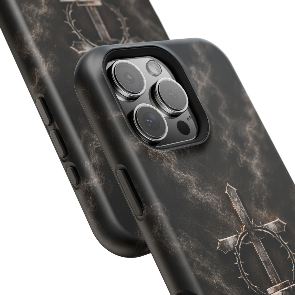 Everforge Faith-Based Magnetic Impact-Resistant Phone Case — "Forged by Faith, Called to Battle" (Ephesians 6:10-19)