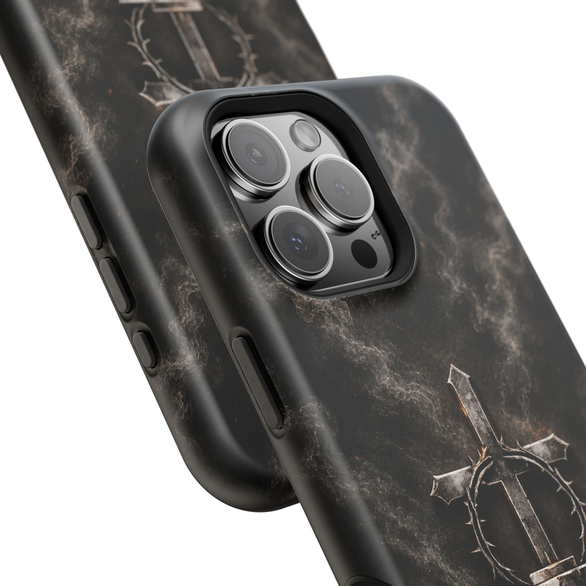 Everforge Faith-Based Magnetic Impact-Resistant Phone Case — "Forged by Faith, Called to Battle" (Ephesians 6:10-19)