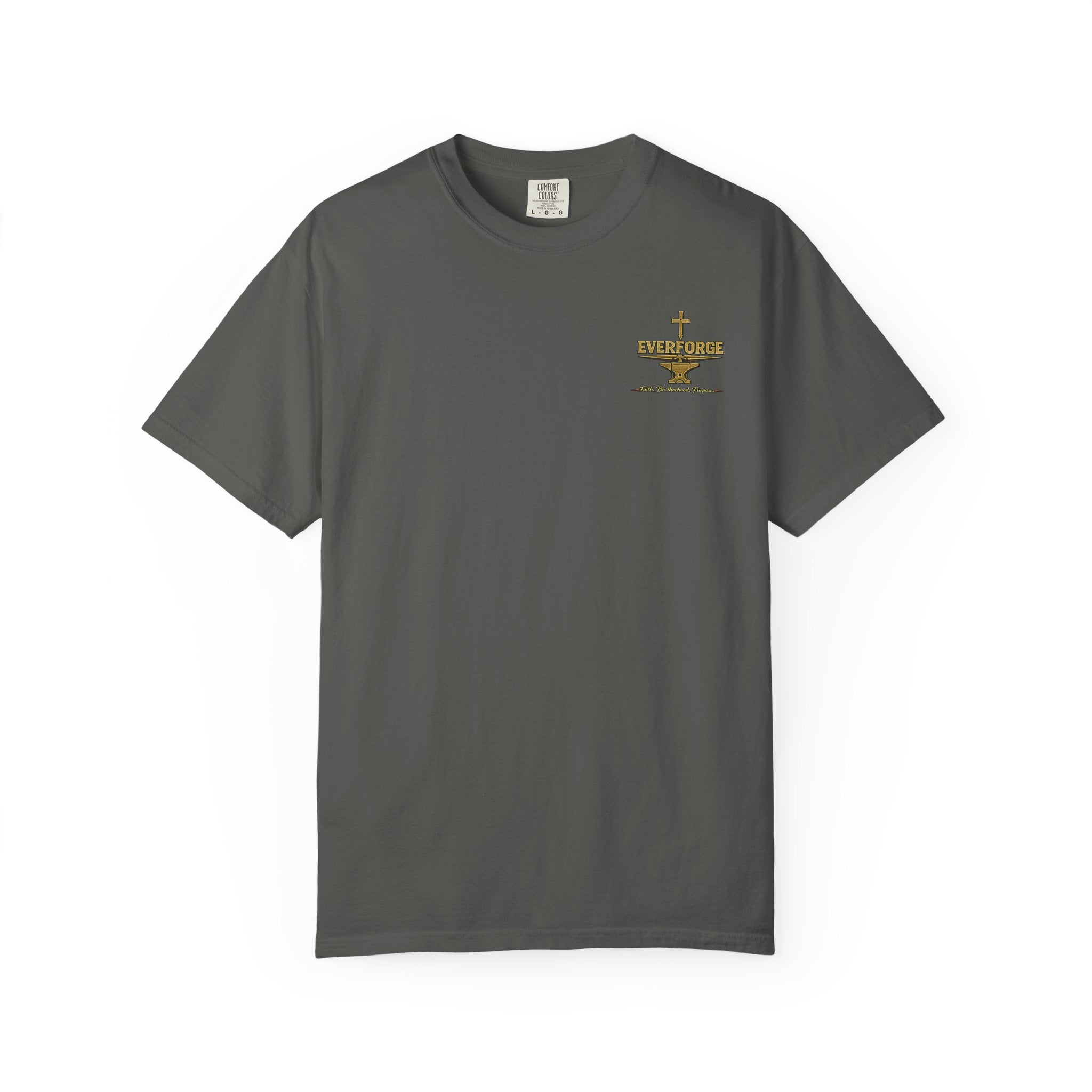 Christian Cross T-Shirt — “Act Like Men. Be Strong.” (1 Corinthians 16:13)