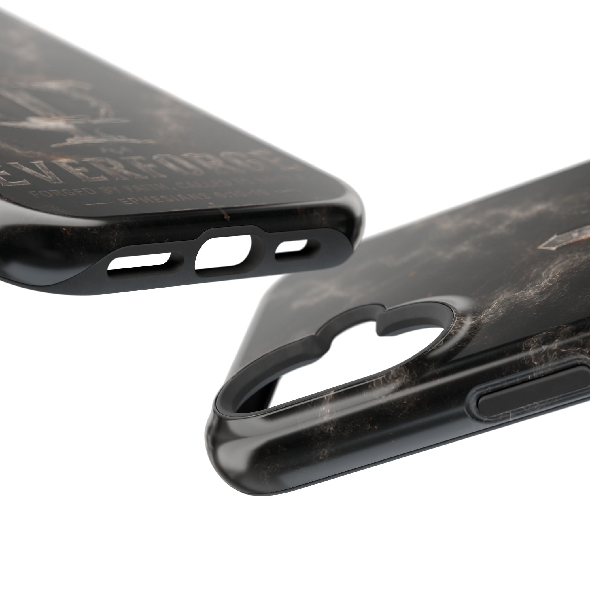 Everforge Faith-Based Magnetic Impact-Resistant Phone Case — "Forged by Faith, Called to Battle" (Ephesians 6:10-19)
