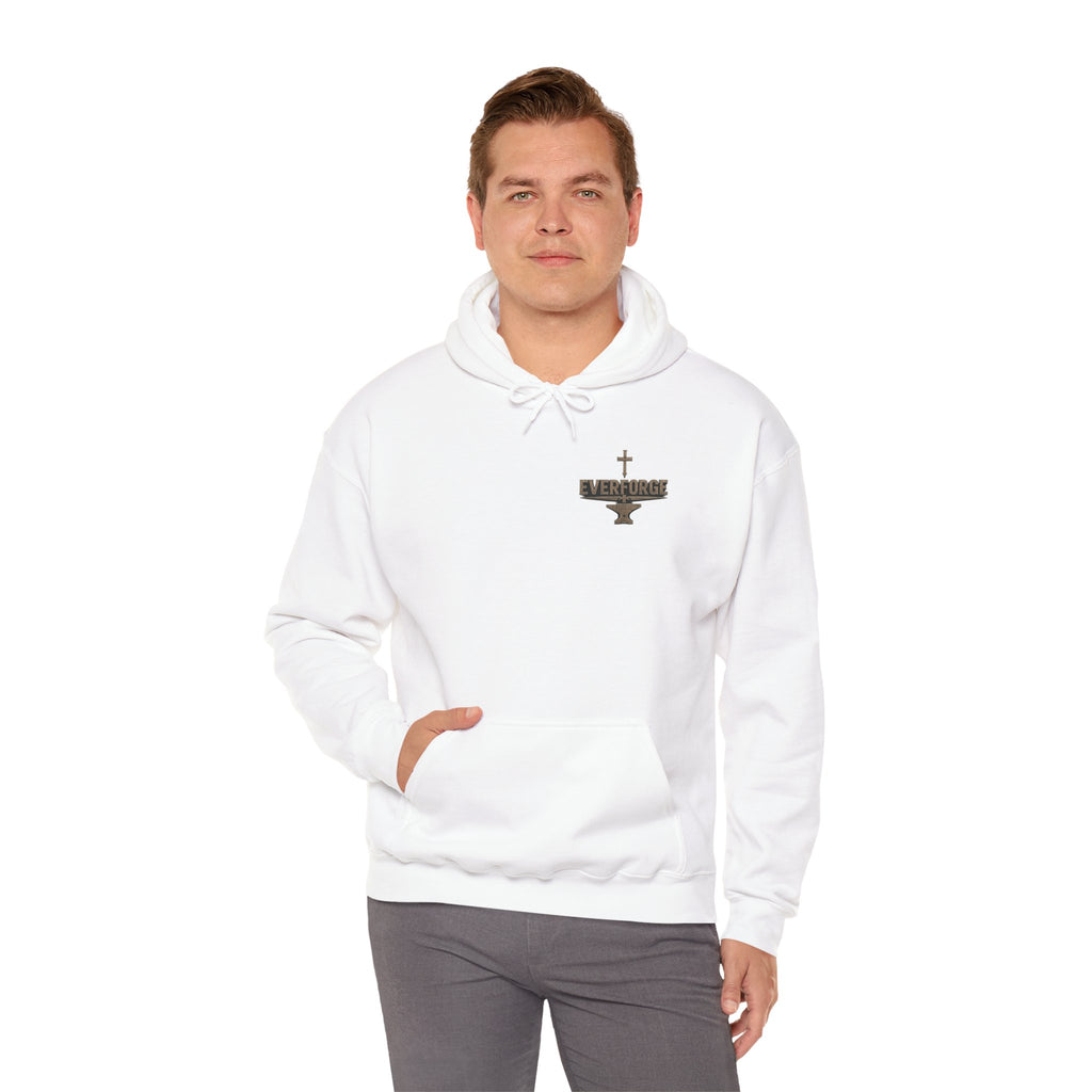 Christian Hoodie – "The Lord Is My Strength" Psalm 27:1 Pullover