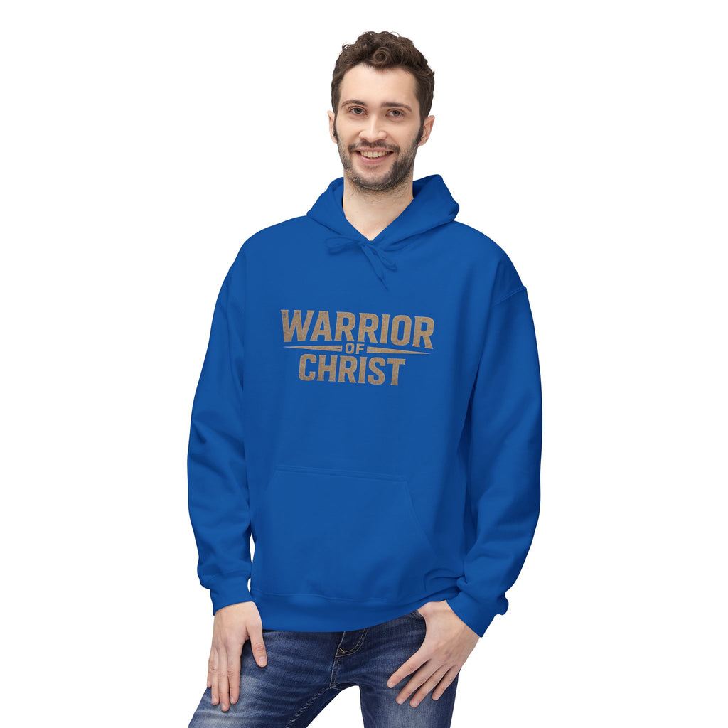 Warrior for Christ Hoodie — "Put On the Full Armor of God" Christian Faith Pullover