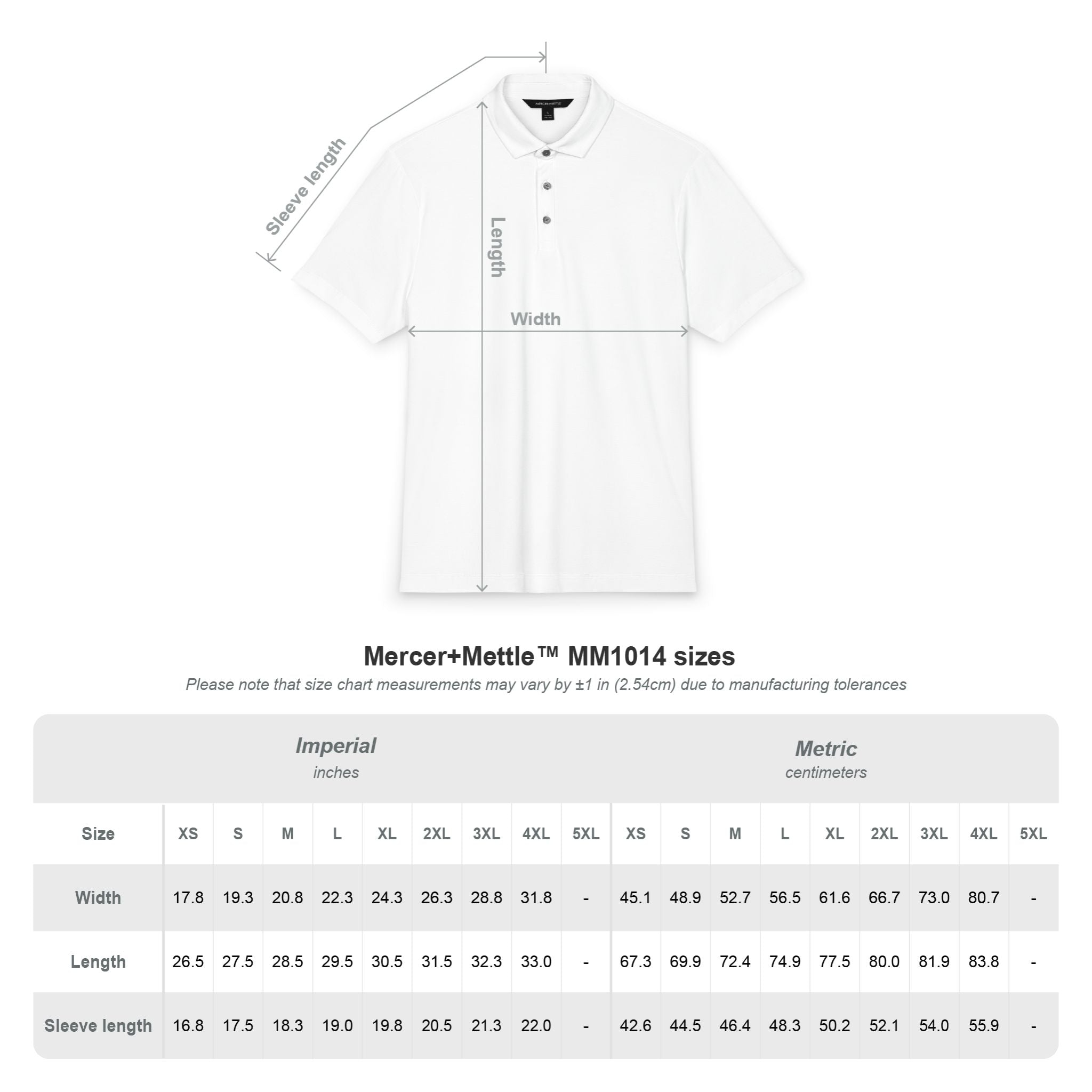 Men's Stretch Polo with Winged Crest