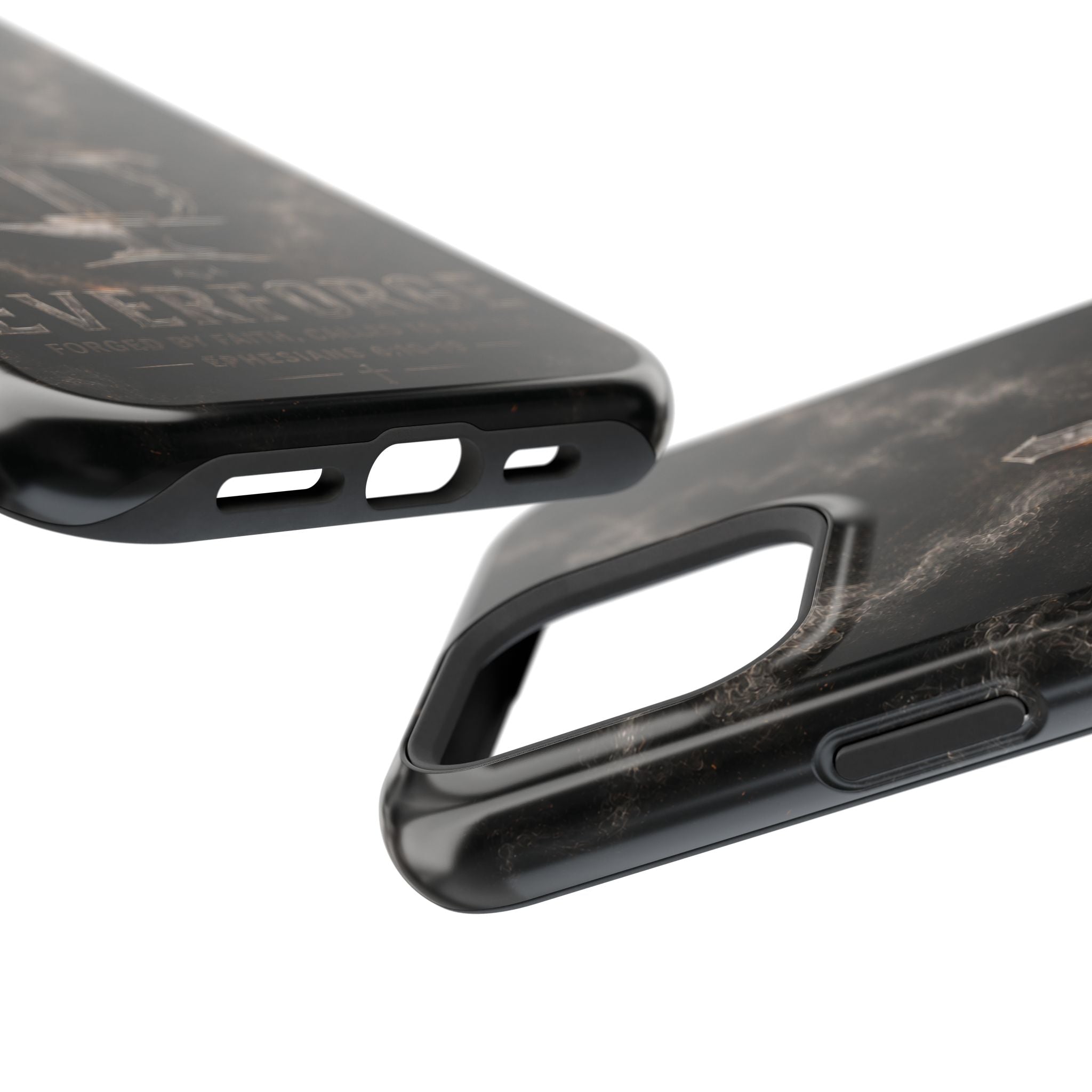 Everforge Faith-Based Magnetic Impact-Resistant Phone Case — "Forged by Faith, Called to Battle" (Ephesians 6:10-19)