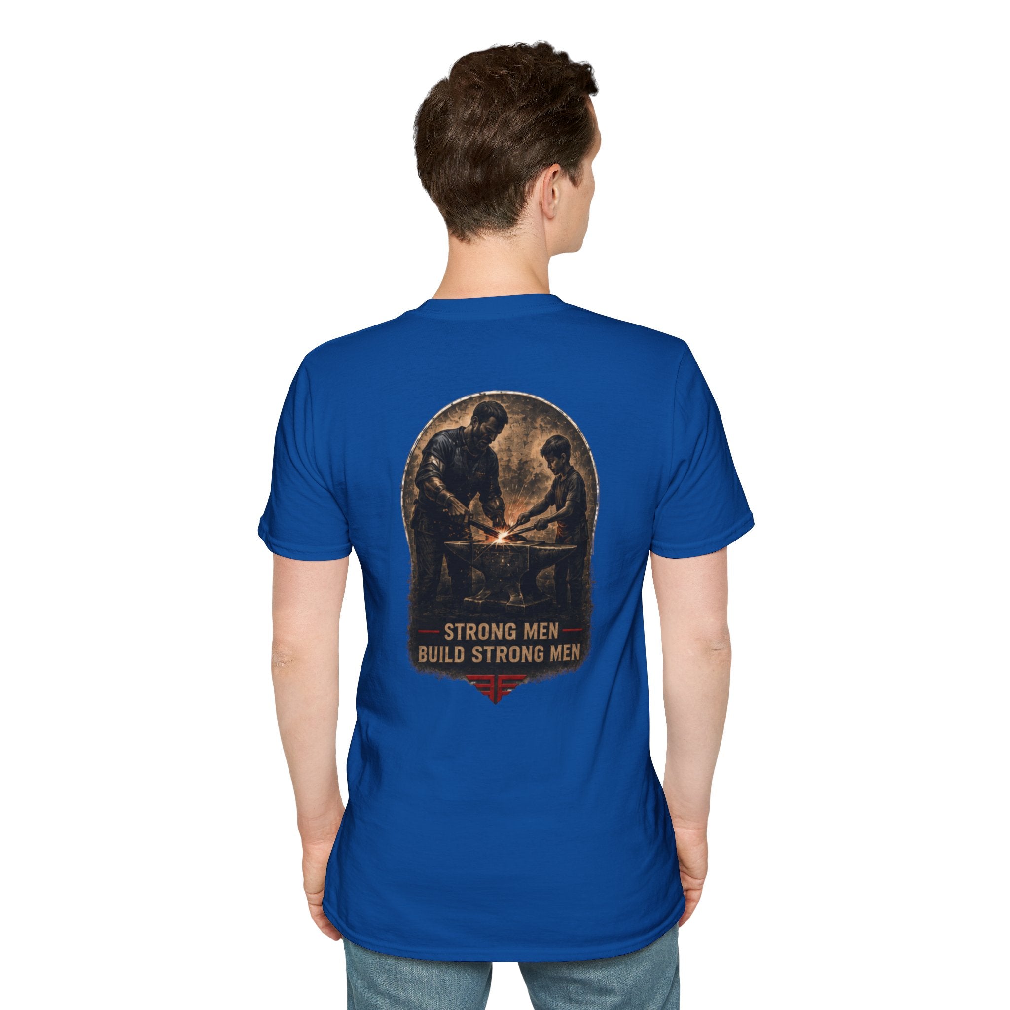 Iron Sharpens Iron T‑Shirt — Proverbs 27:17 Inspirational Christian Tee