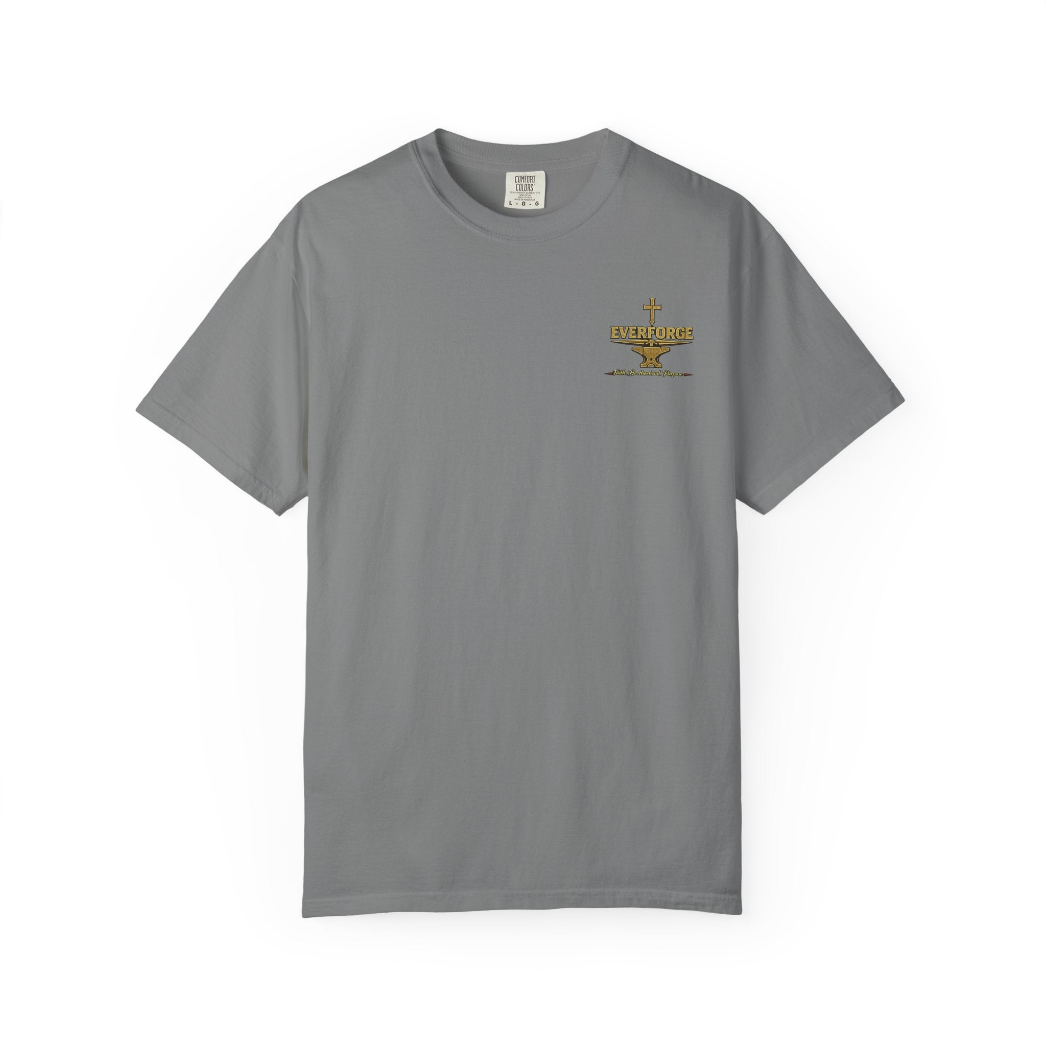 Christian Cross T-Shirt — “Act Like Men. Be Strong.” (1 Corinthians 16:13)
