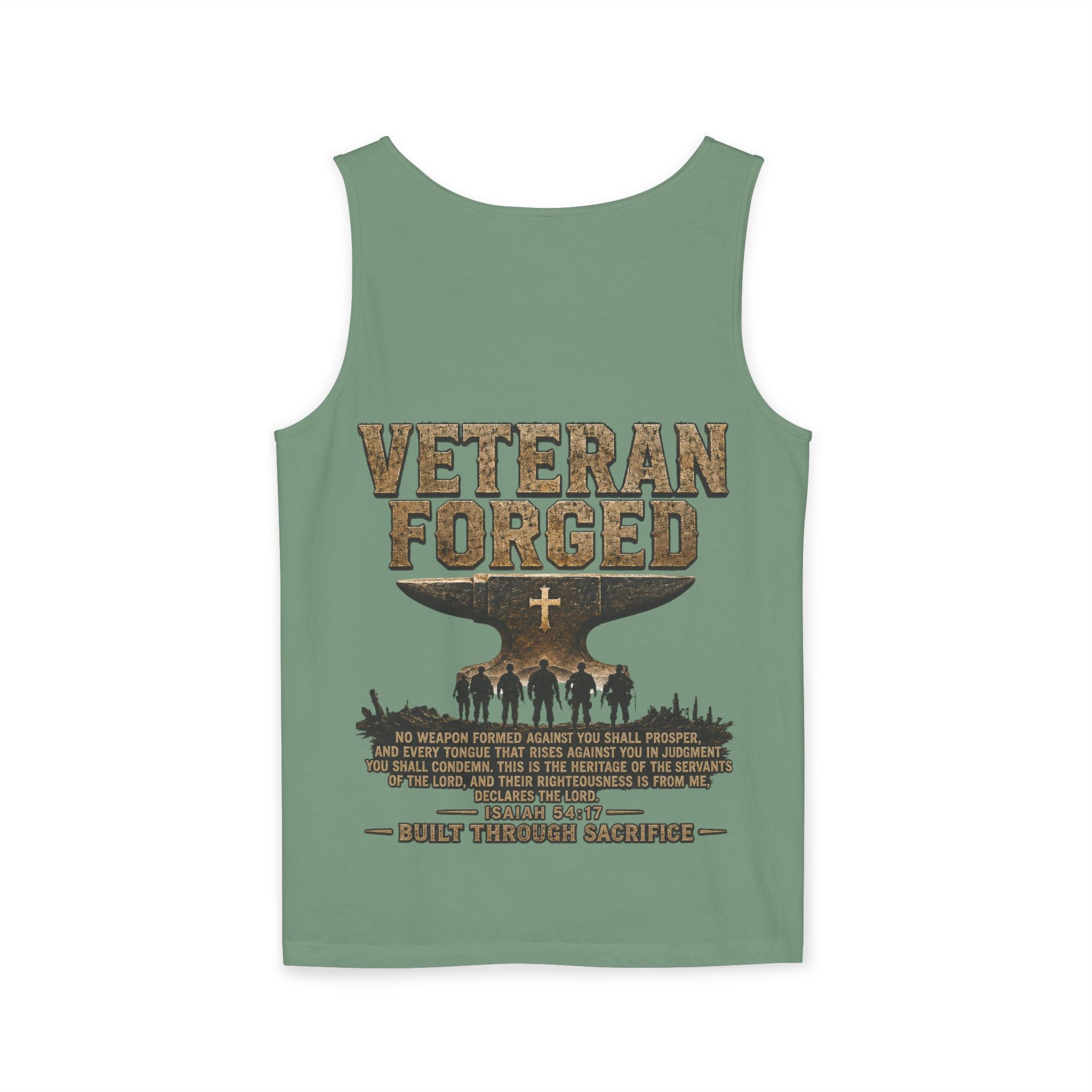 Veteran Forged Tank Top – Military Tribute Graphic Tank