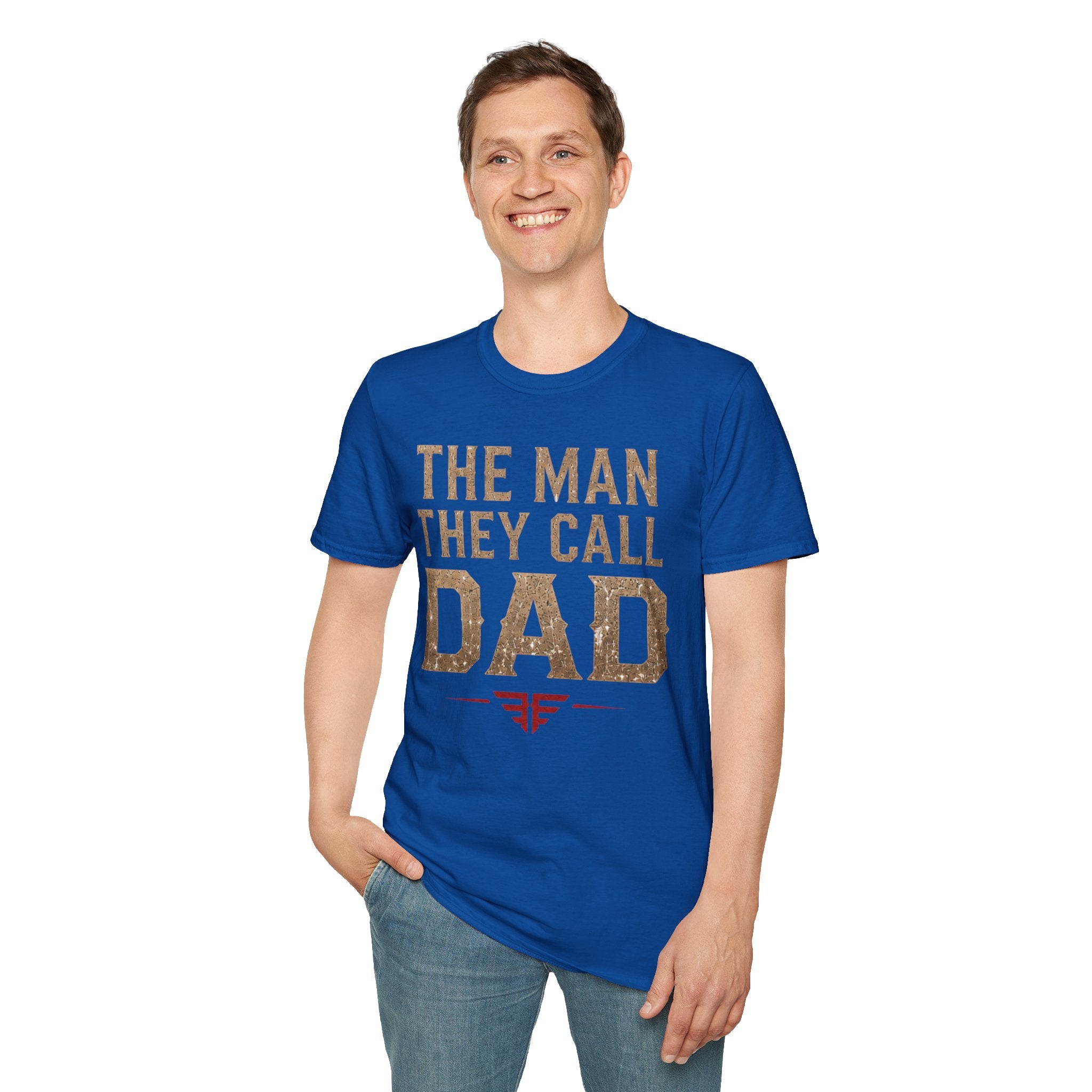 Dad T-Shirt — "The Man They Call Dad" Vintage Typography Father's Day Tee
