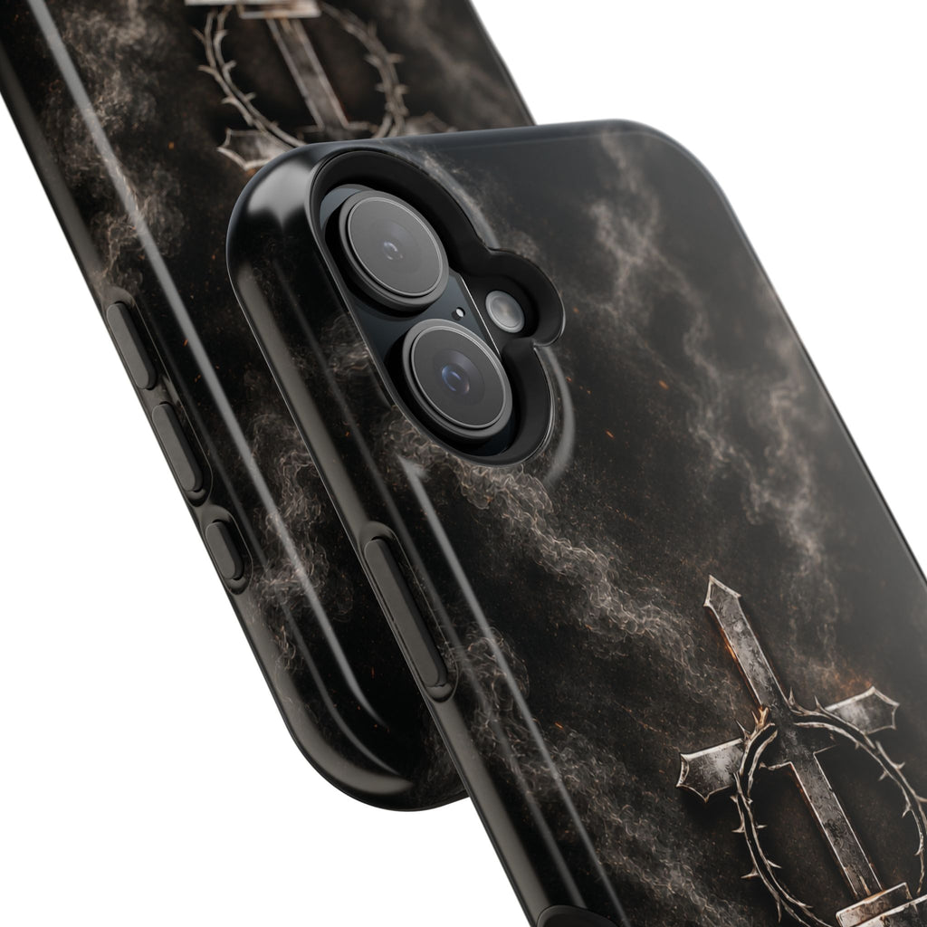 Everforge Faith-Based Magnetic Impact-Resistant Phone Case — "Forged by Faith, Called to Battle" (Ephesians 6:10-19)
