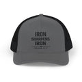 Iron Sharpens Iron Trucker Cap – Proverbs 27:17 Faith Snapback Hat