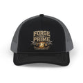 Forge Your Prime Snapback Trucker Cap — Motivational Anvil Design
