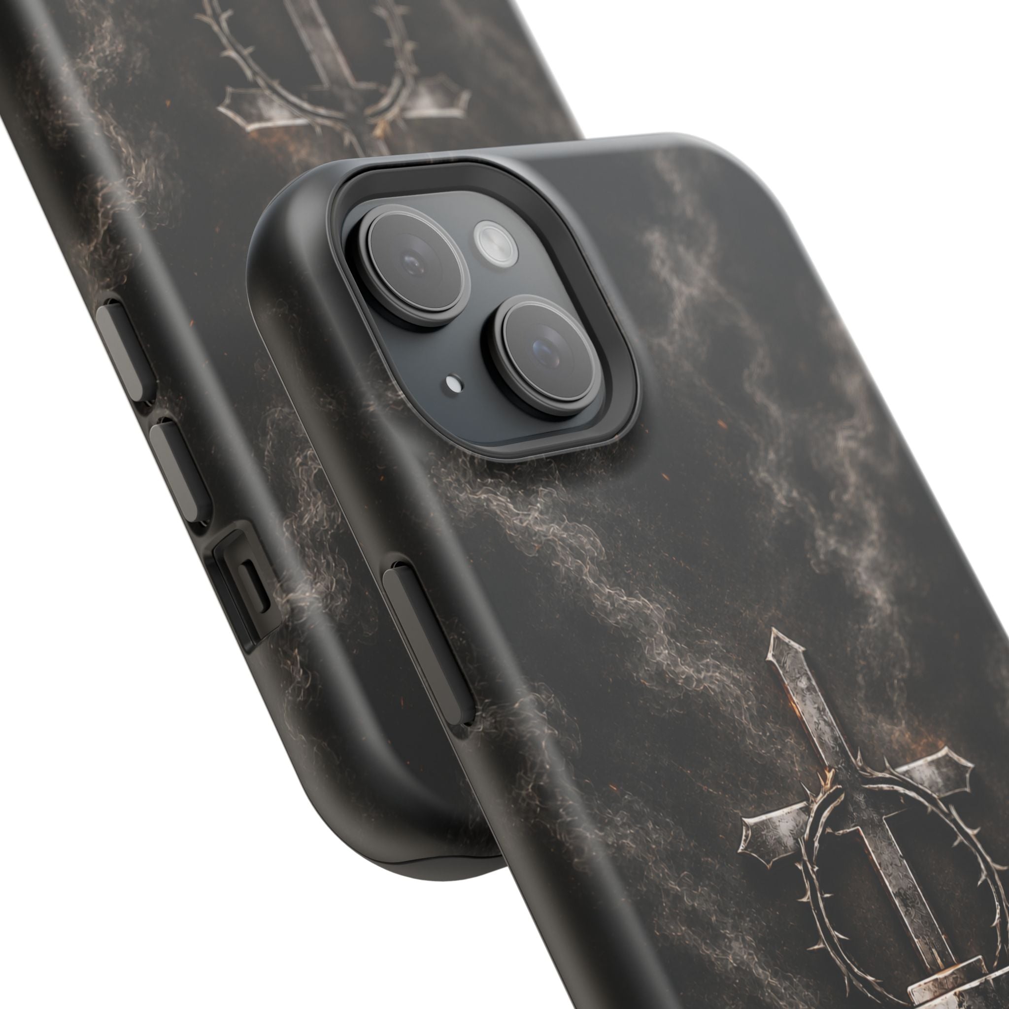 Everforge Faith-Based Magnetic Impact-Resistant Phone Case — "Forged by Faith, Called to Battle" (Ephesians 6:10-19)