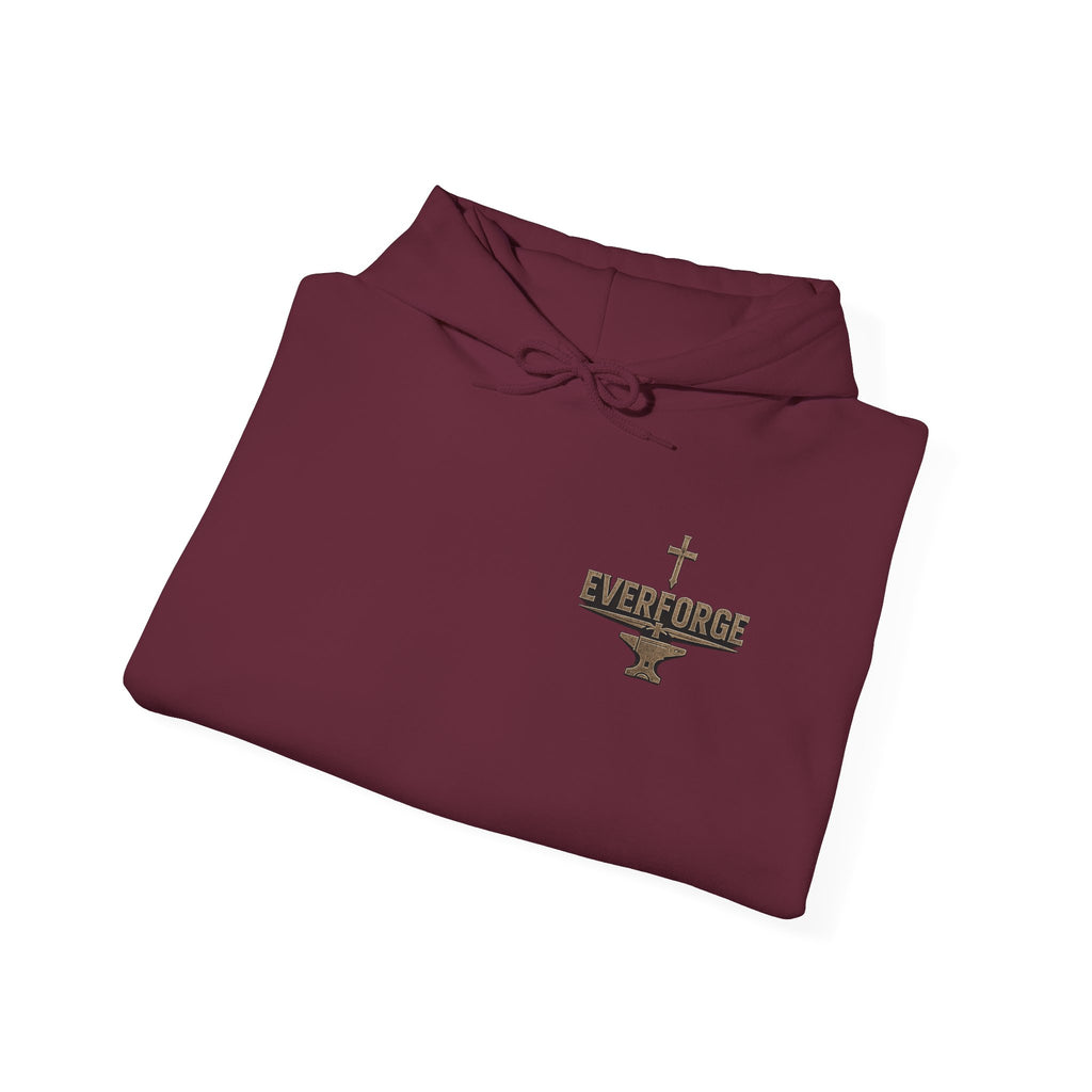 Christian Hoodie – "The Lord Is My Strength" Psalm 27:1 Pullover