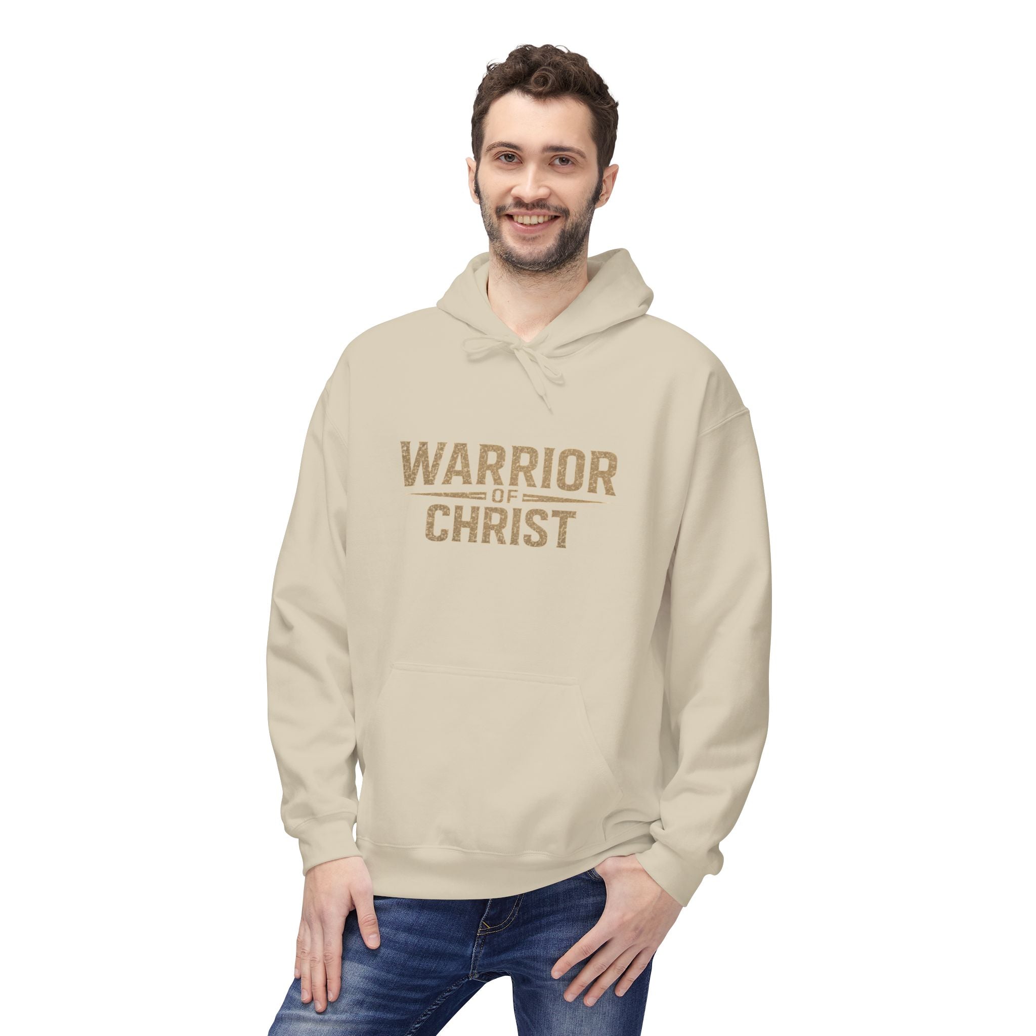 Warrior for Christ Hoodie — "Put On the Full Armor of God" Christian Faith Pullover