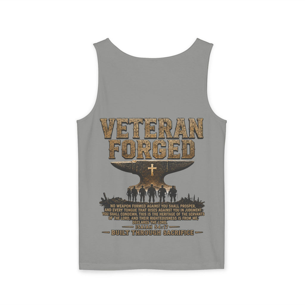 Veteran Forged Tank Top – Military Tribute Graphic Tank